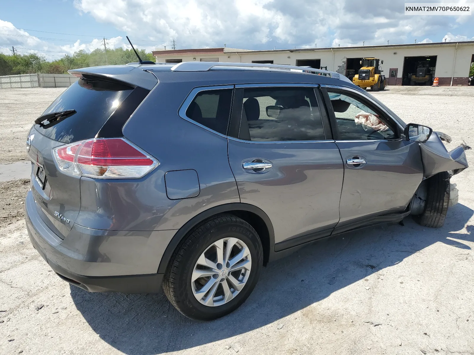 2016 Nissan Rogue S VIN: KNMAT2MV7GP650622 Lot: 61750494