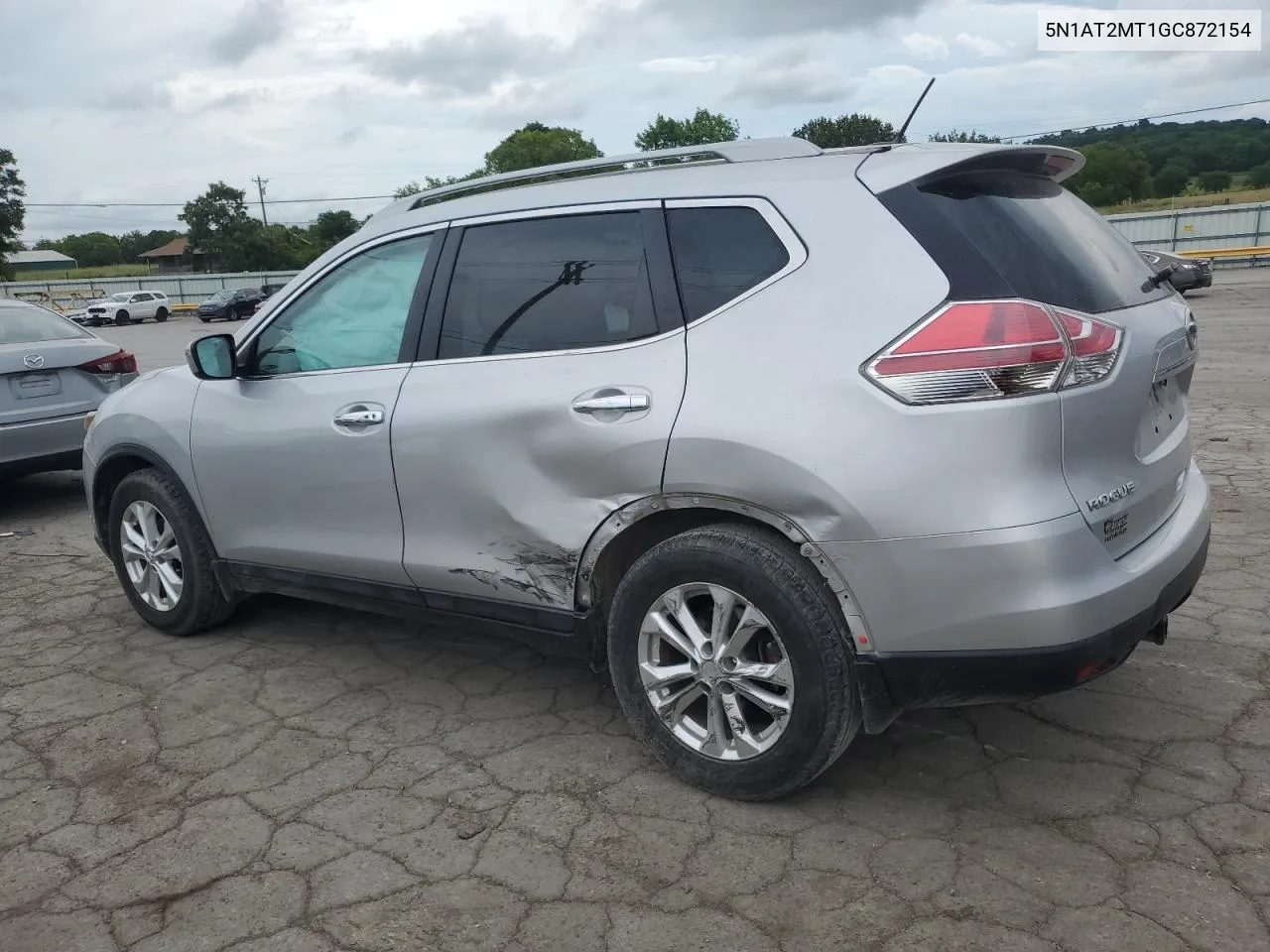 2016 Nissan Rogue S VIN: 5N1AT2MT1GC872154 Lot: 61854944