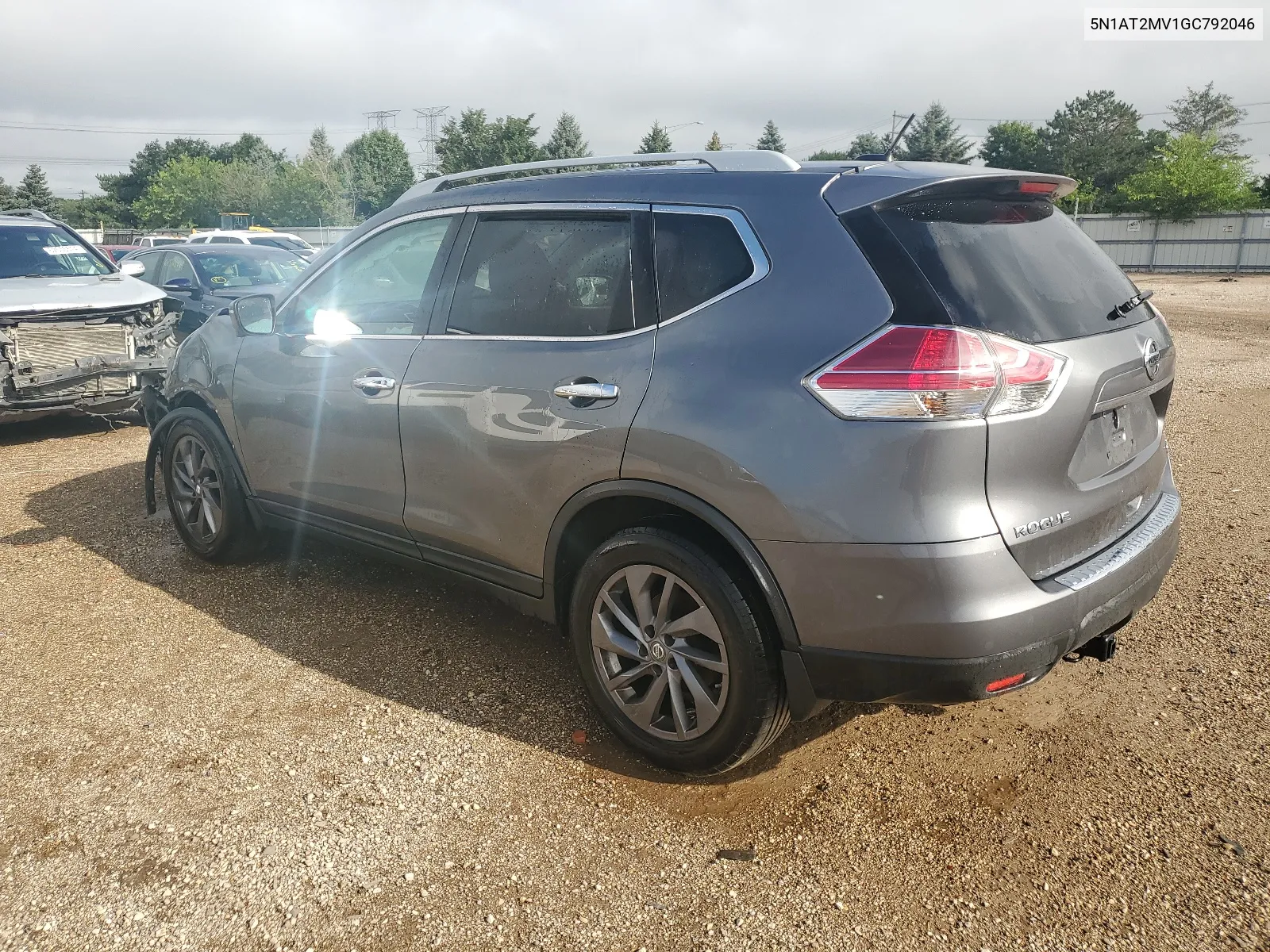 2016 Nissan Rogue S VIN: 5N1AT2MV1GC792046 Lot: 61866734