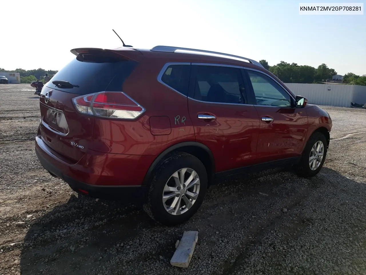 KNMAT2MV2GP708281 2016 Nissan Rogue S