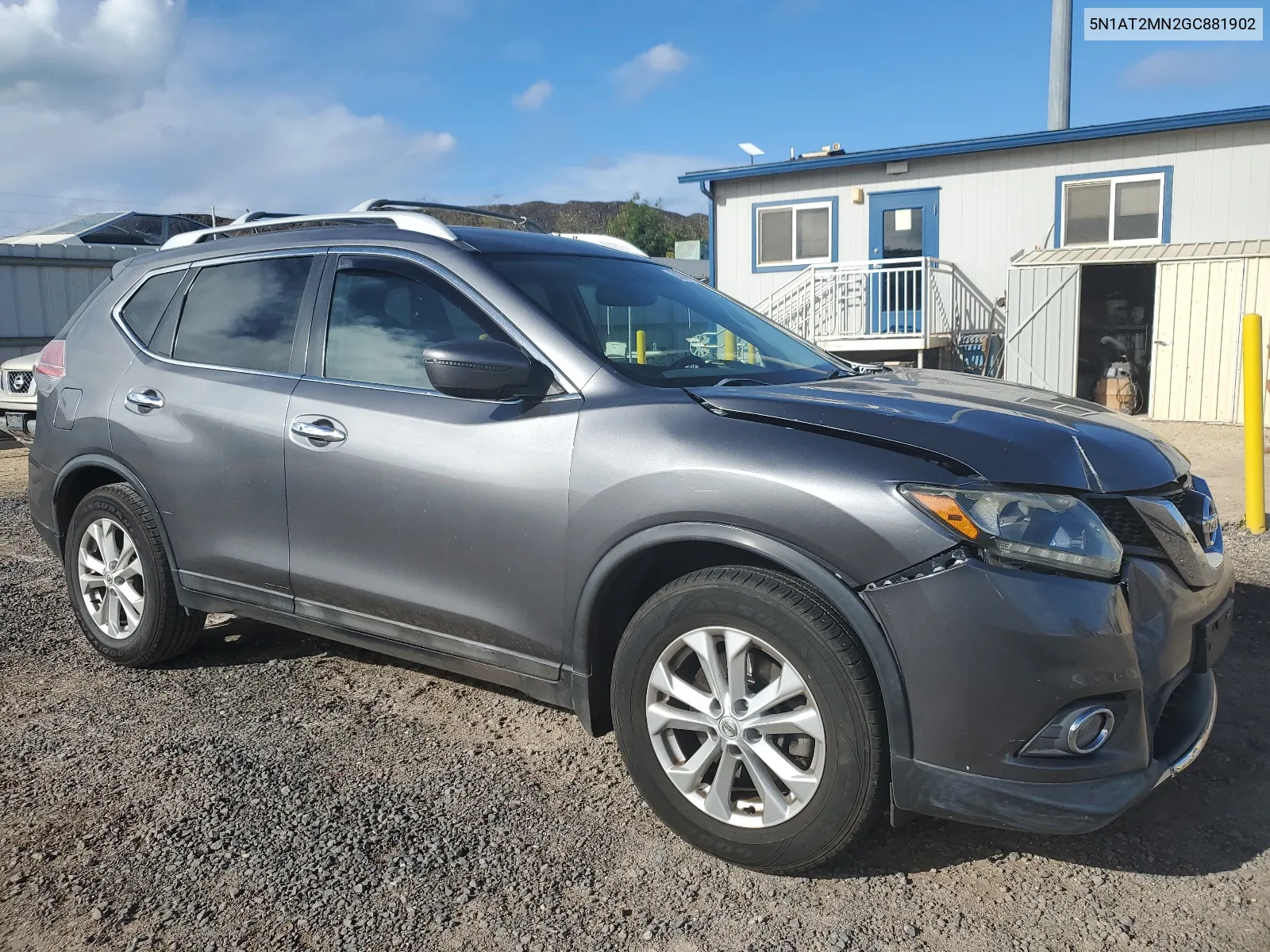 2016 Nissan Rogue S VIN: 5N1AT2MN2GC881902 Lot: 62572594