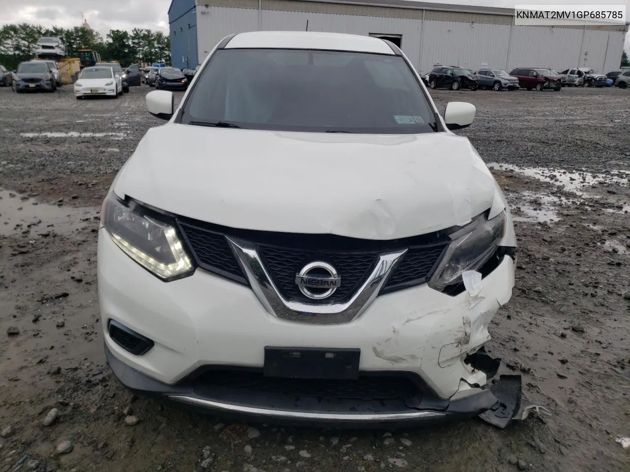 2016 Nissan Rogue S VIN: KNMAT2MV1GP685785 Lot: 63034744