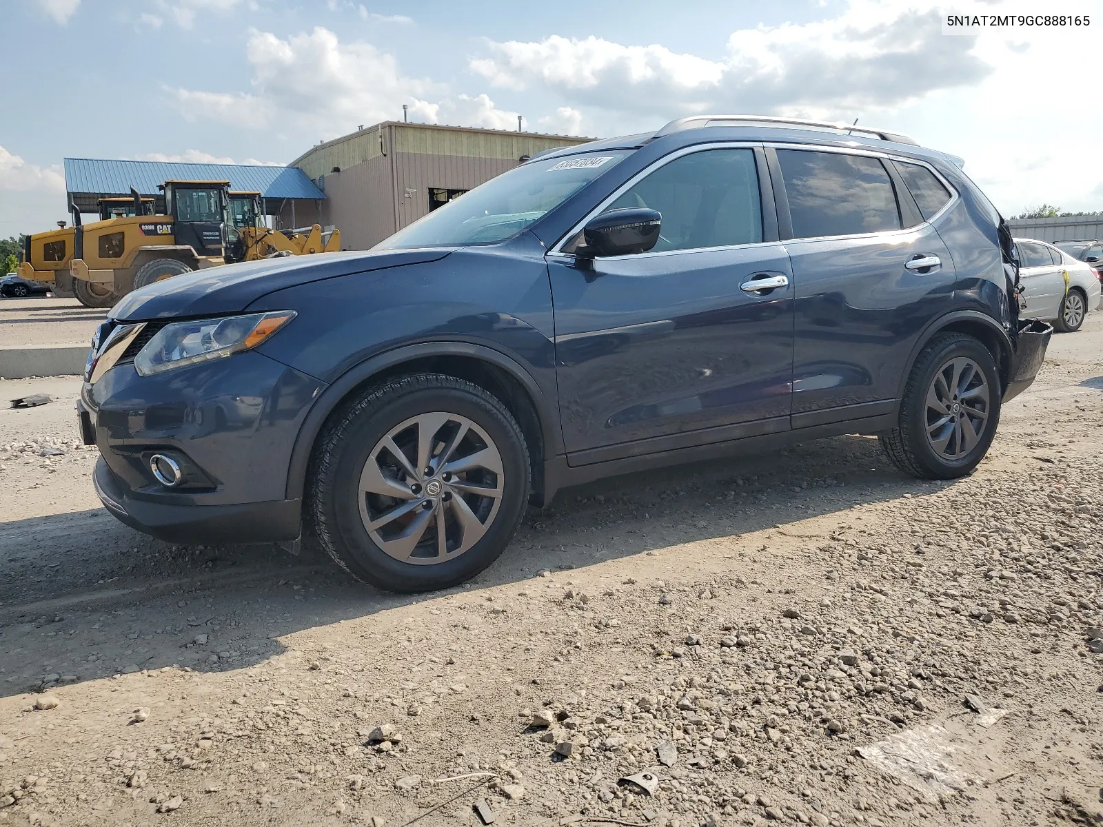 2016 Nissan Rogue S VIN: 5N1AT2MT9GC888165 Lot: 63057034