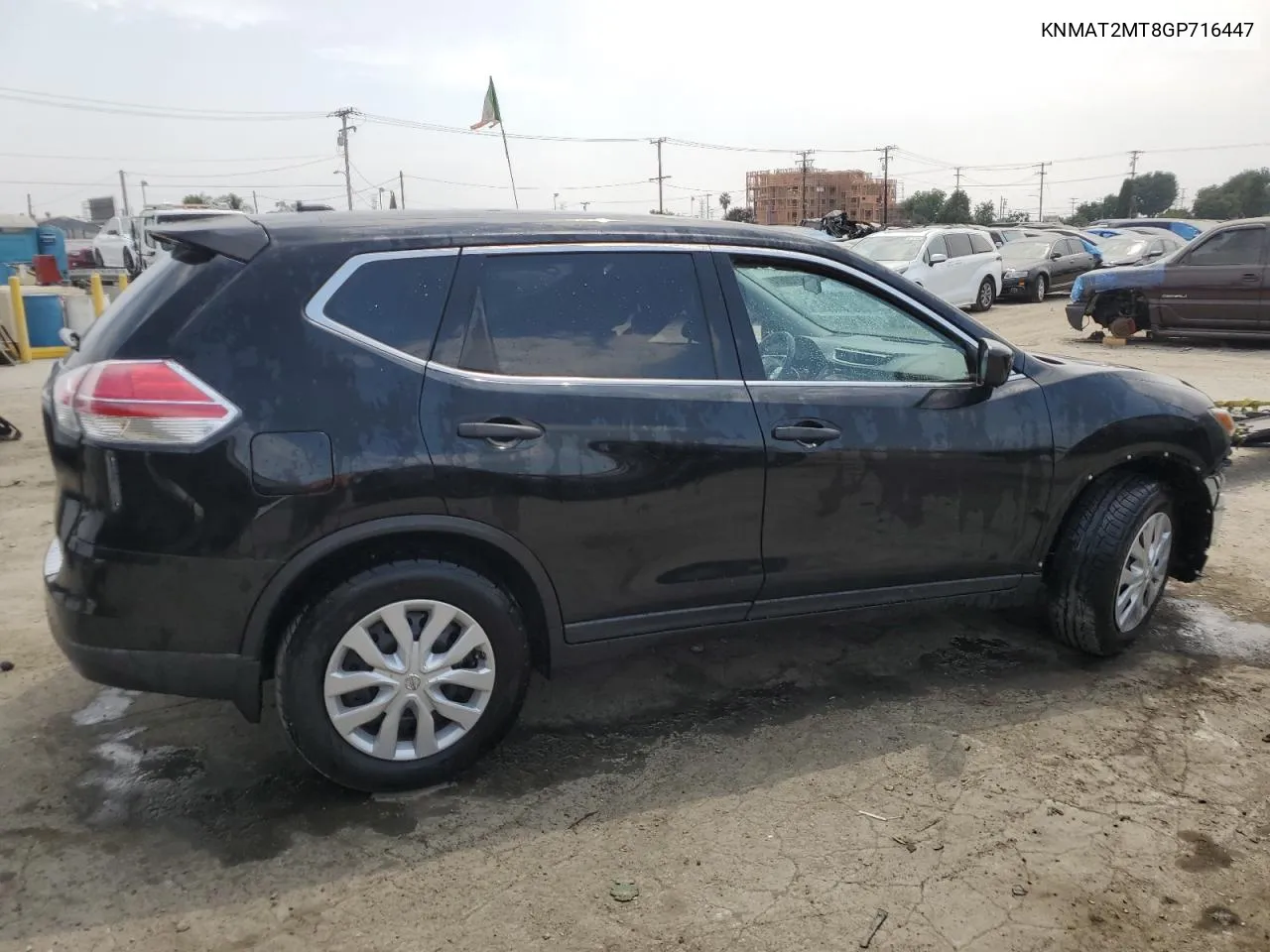 2016 Nissan Rogue S VIN: KNMAT2MT8GP716447 Lot: 63120674