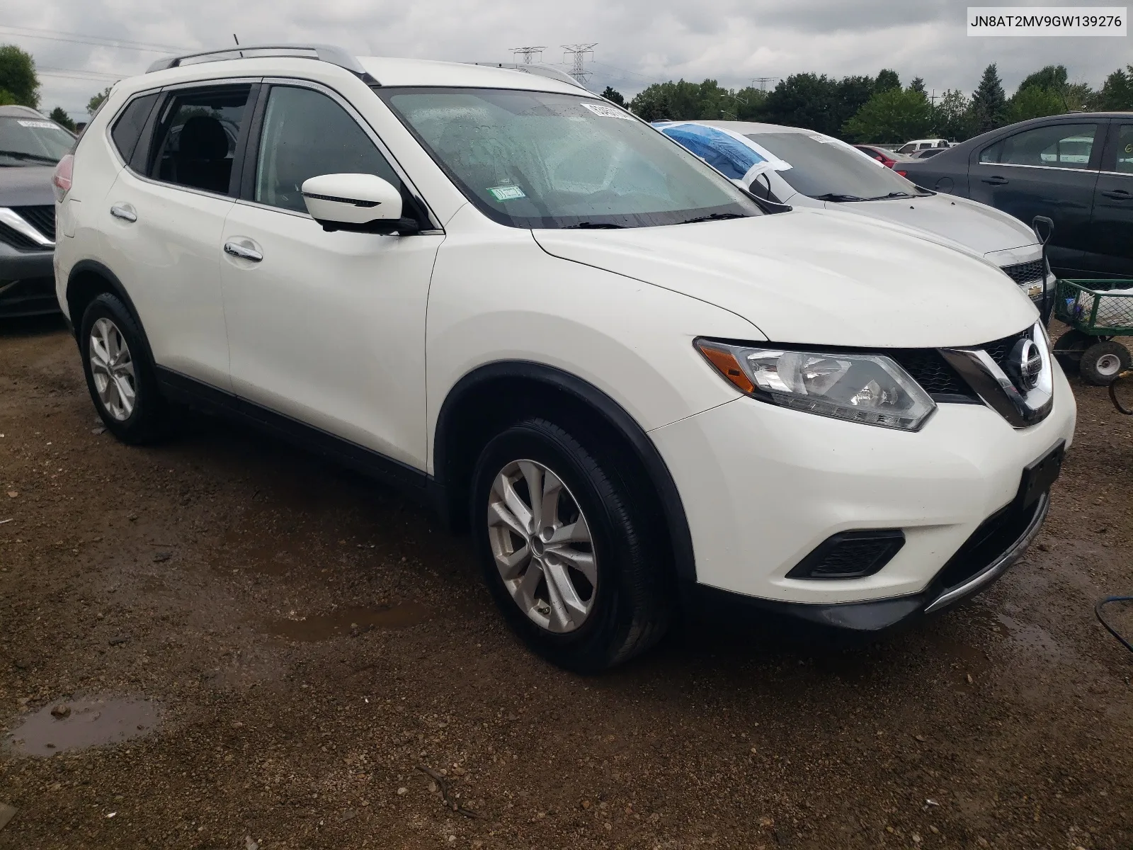 2016 Nissan Rogue S VIN: JN8AT2MV9GW139276 Lot: 63457164