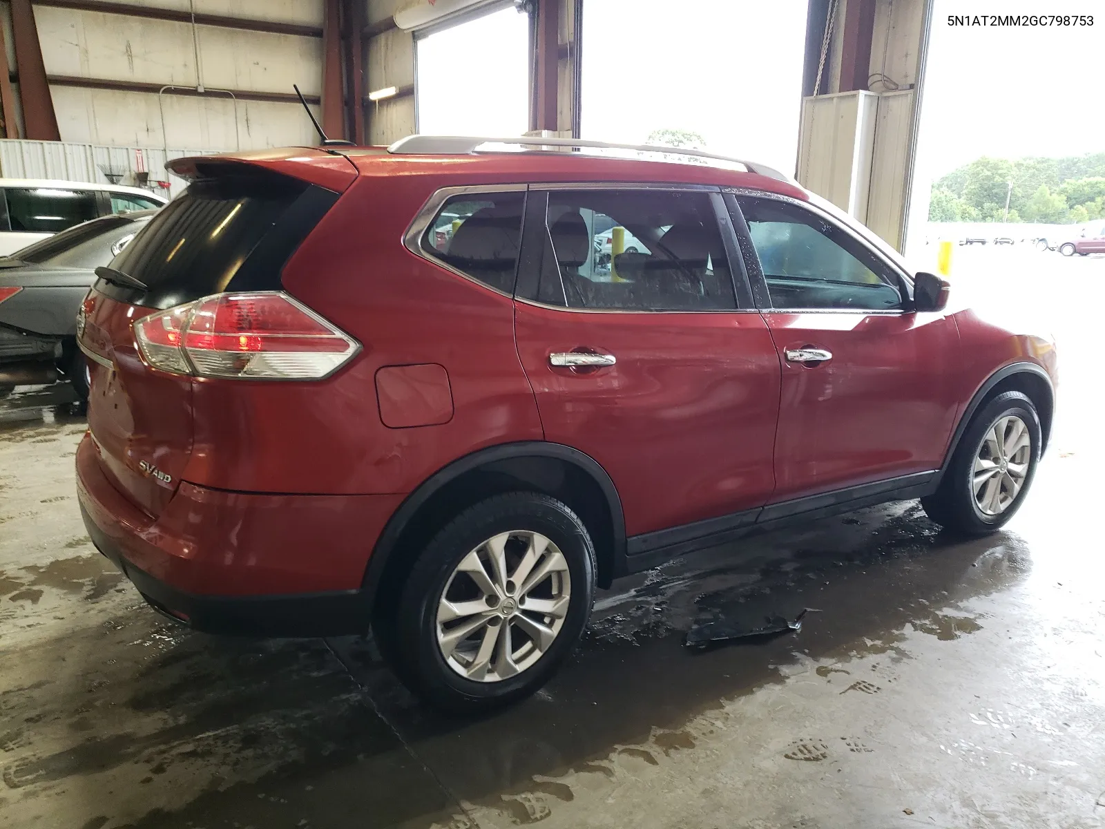 2016 Nissan Rogue S VIN: 5N1AT2MM2GC798753 Lot: 63516344