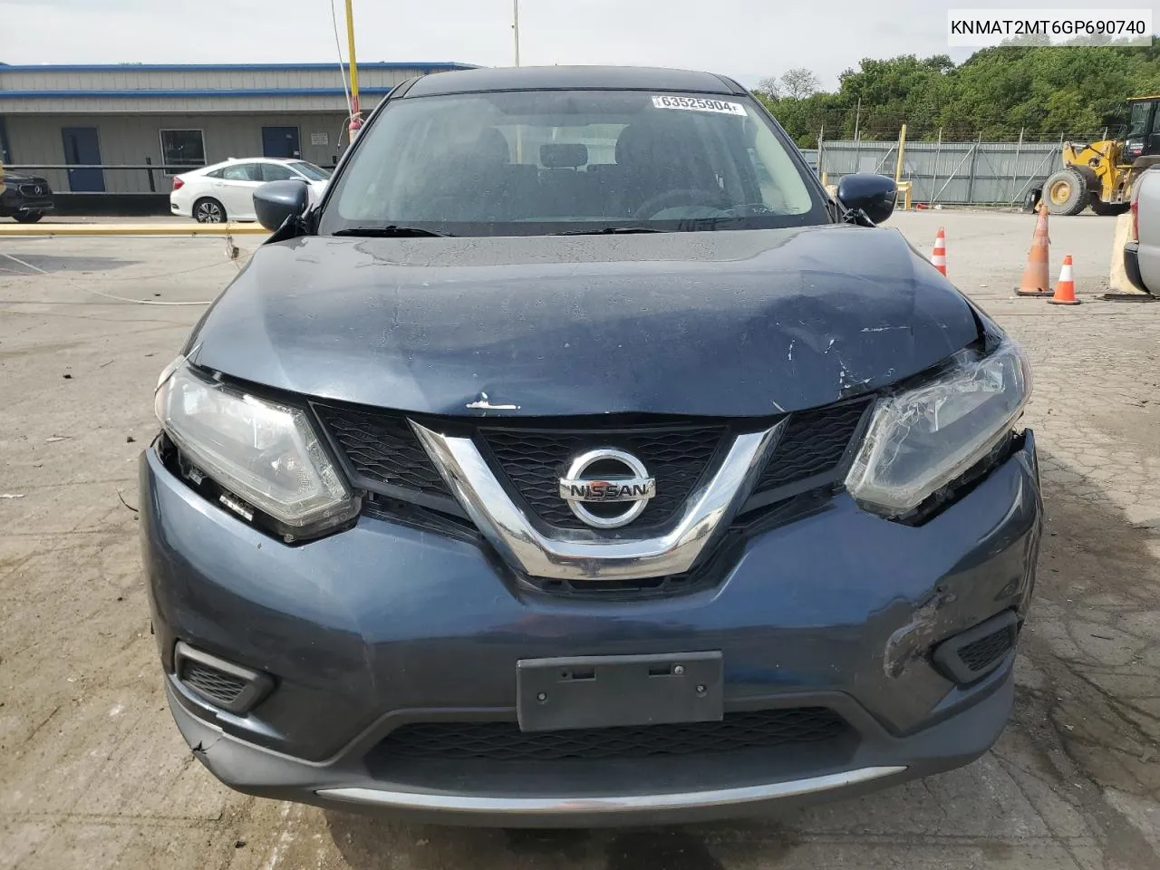 2016 Nissan Rogue S VIN: KNMAT2MT6GP690740 Lot: 63525904