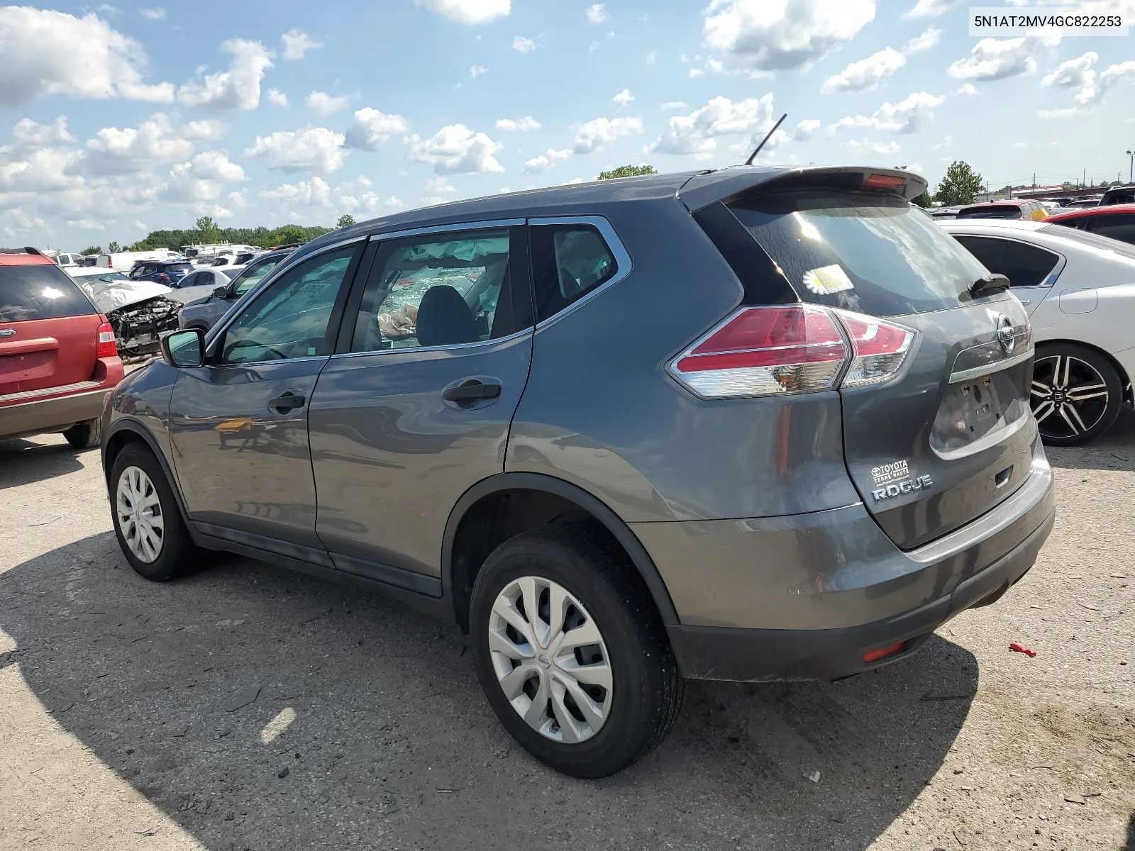 2016 Nissan Rogue S VIN: 5N1AT2MV4GC822253 Lot: 63554544