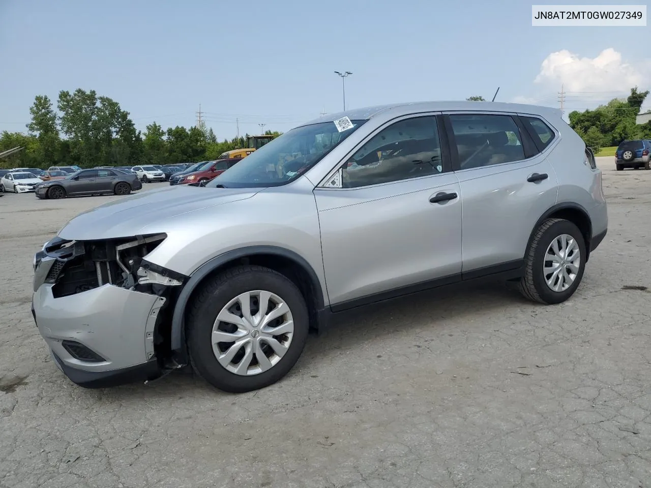 2016 Nissan Rogue S VIN: JN8AT2MT0GW027349 Lot: 64808514