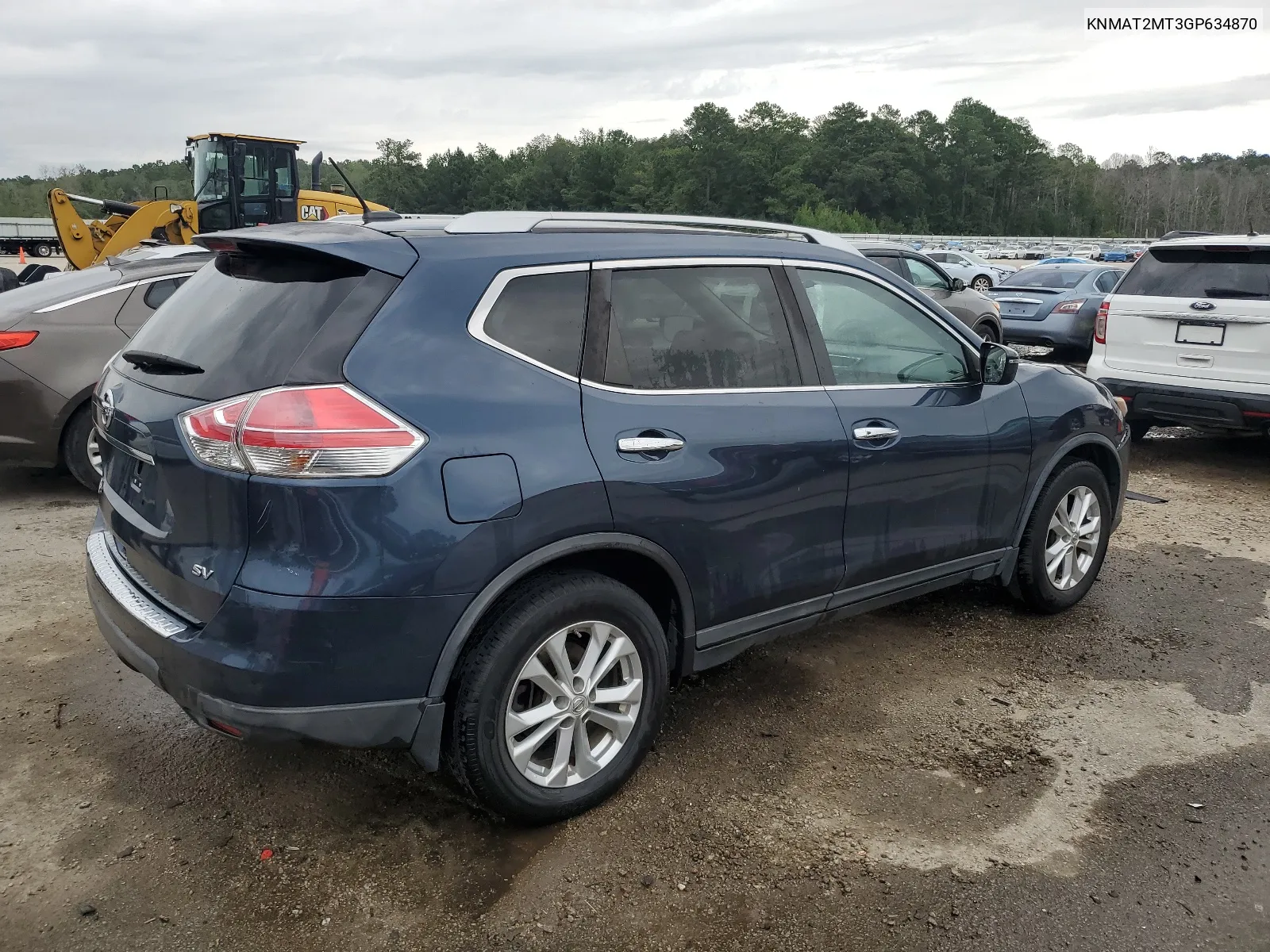 2016 Nissan Rogue S VIN: KNMAT2MT3GP634870 Lot: 64936654