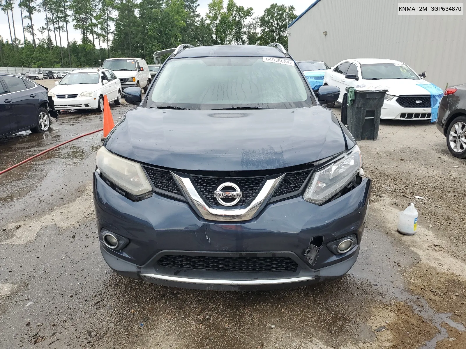 KNMAT2MT3GP634870 2016 Nissan Rogue S