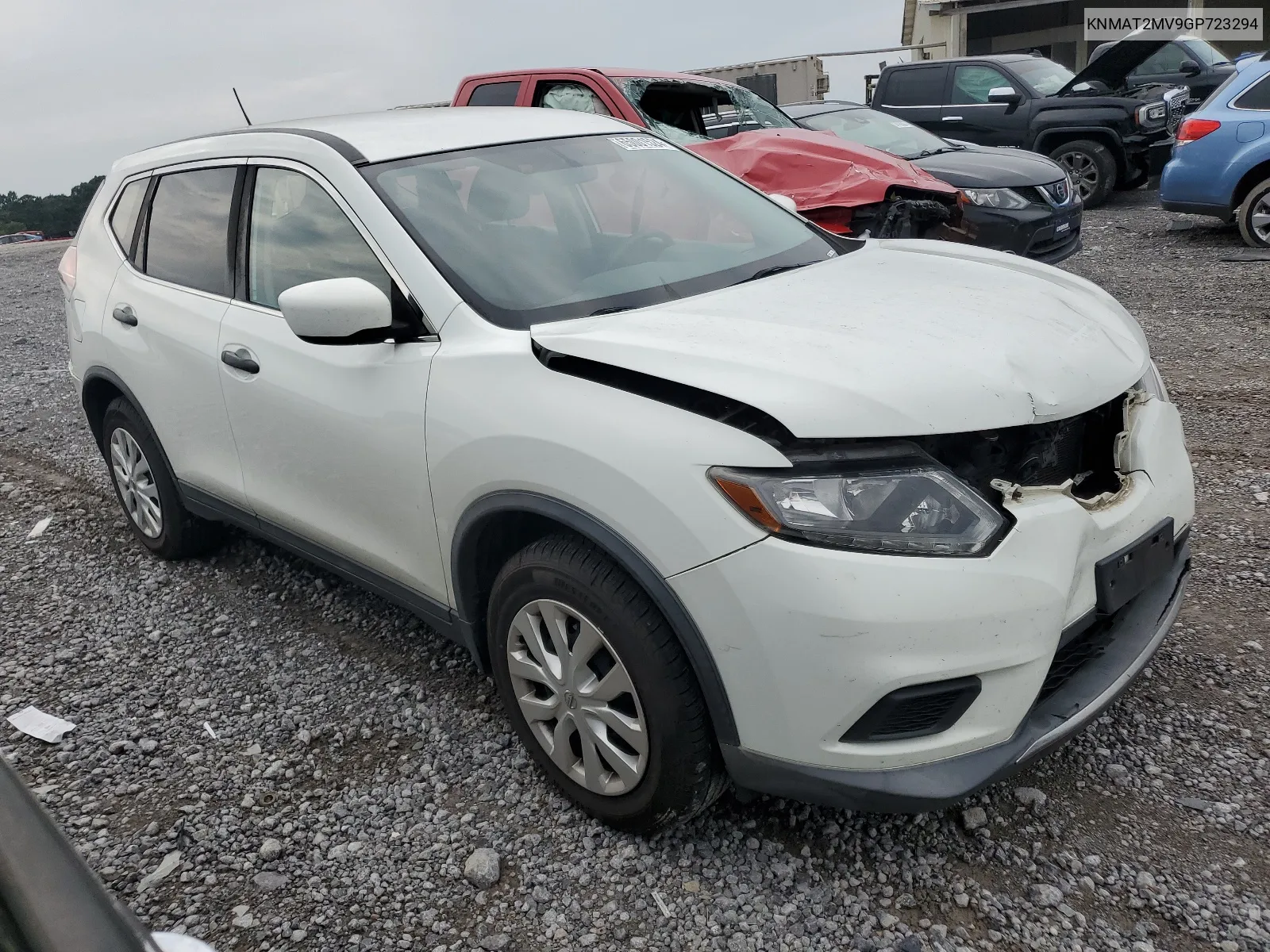 2016 Nissan Rogue S VIN: KNMAT2MV9GP723294 Lot: 65001524