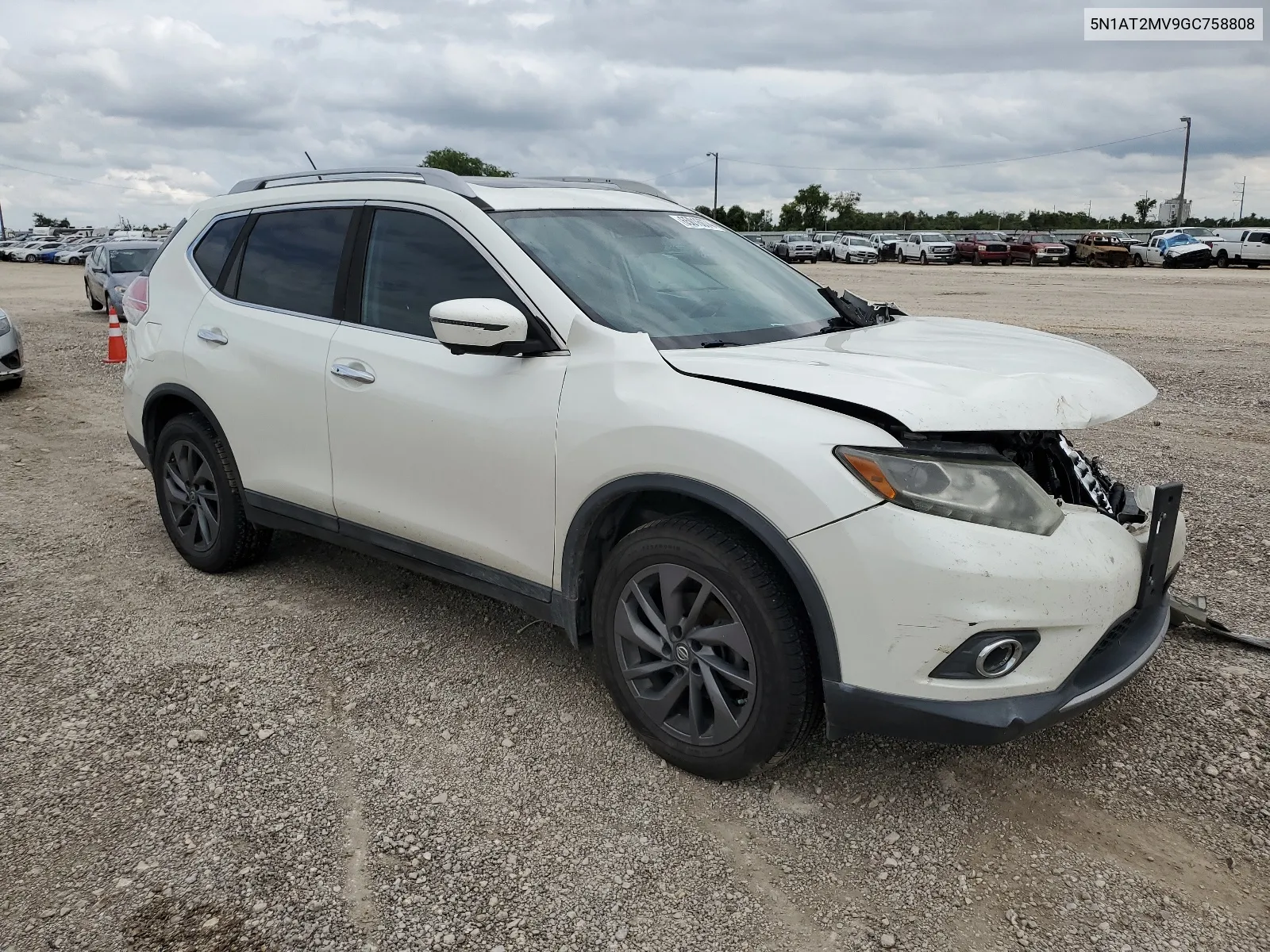 2016 Nissan Rogue S VIN: 5N1AT2MV9GC758808 Lot: 65016074