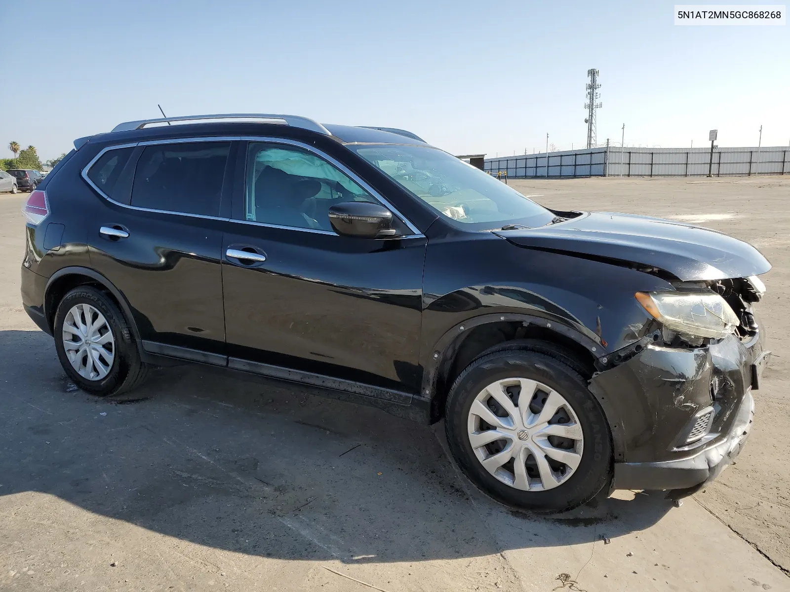 2016 Nissan Rogue S VIN: 5N1AT2MN5GC868268 Lot: 65094624