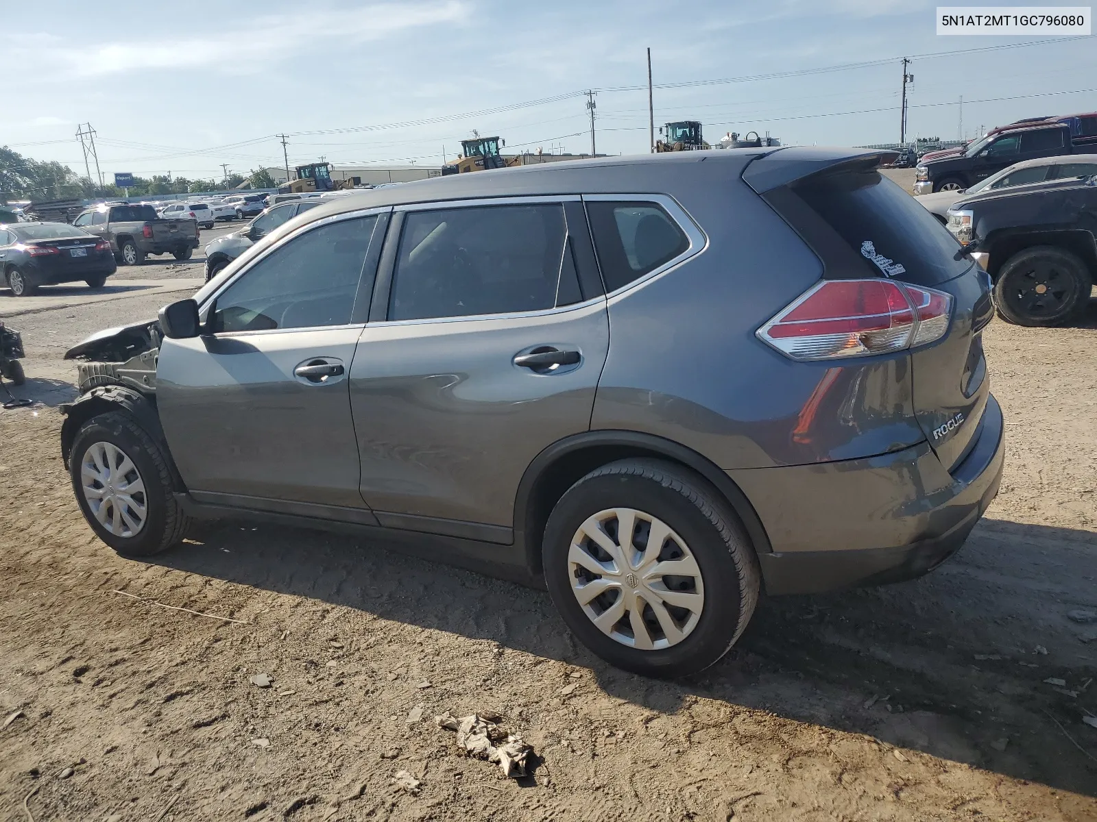 2016 Nissan Rogue S VIN: 5N1AT2MT1GC796080 Lot: 65243844