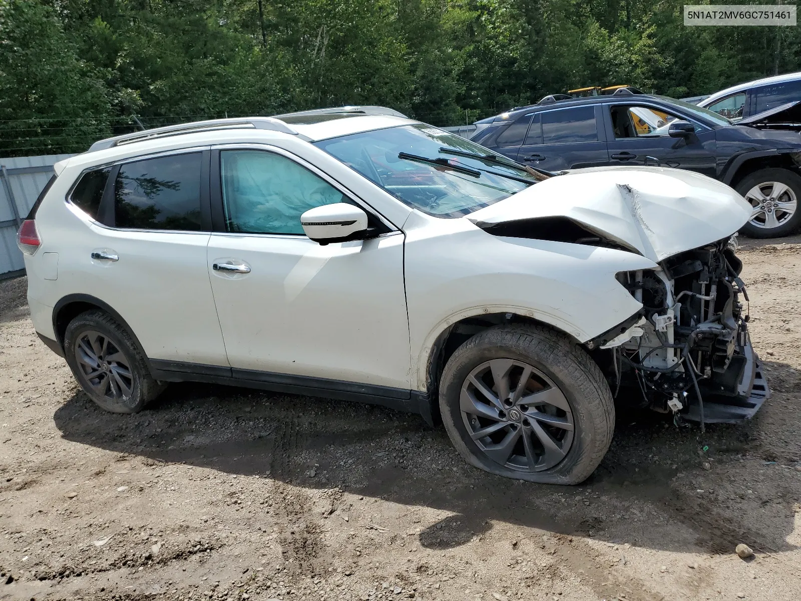 2016 Nissan Rogue S VIN: 5N1AT2MV6GC751461 Lot: 65267324