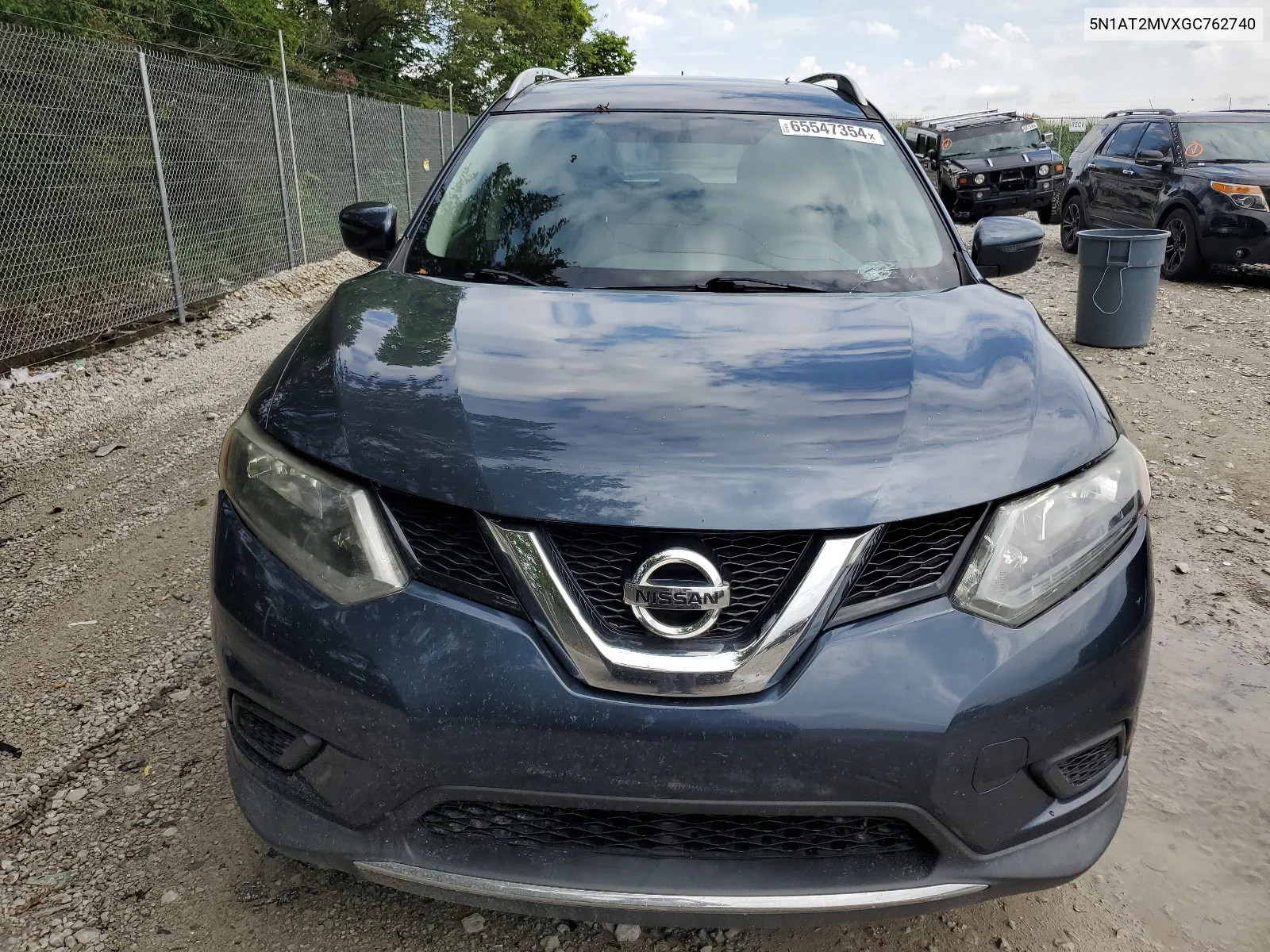 5N1AT2MVXGC762740 2016 Nissan Rogue S