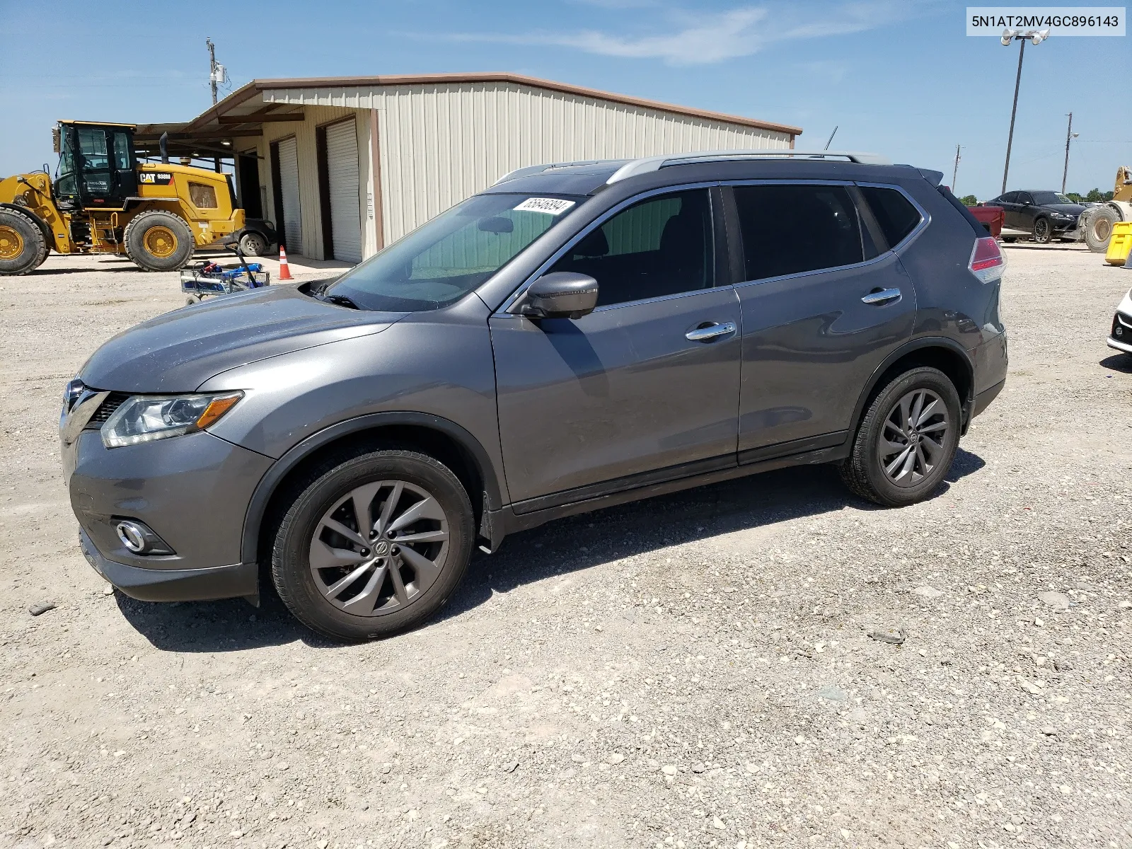 2016 Nissan Rogue S VIN: 5N1AT2MV4GC896143 Lot: 65646894