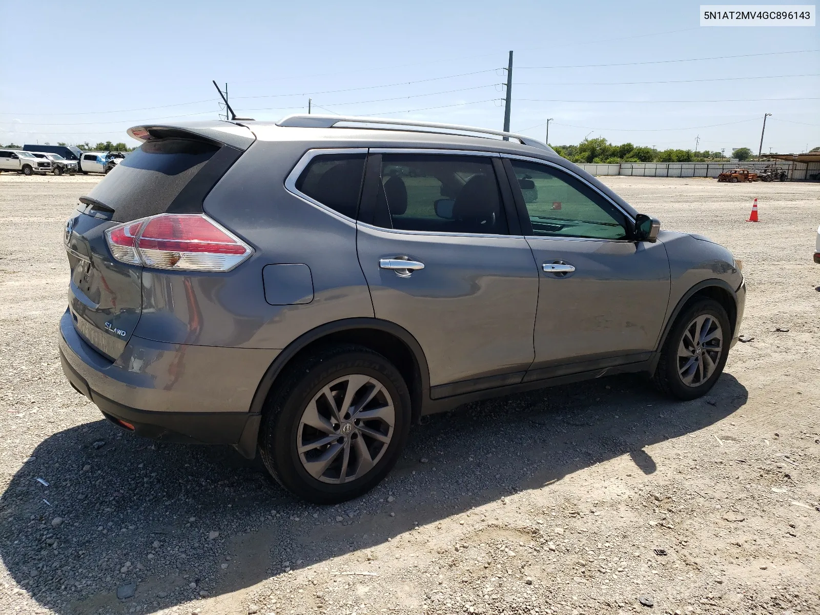 2016 Nissan Rogue S VIN: 5N1AT2MV4GC896143 Lot: 65646894