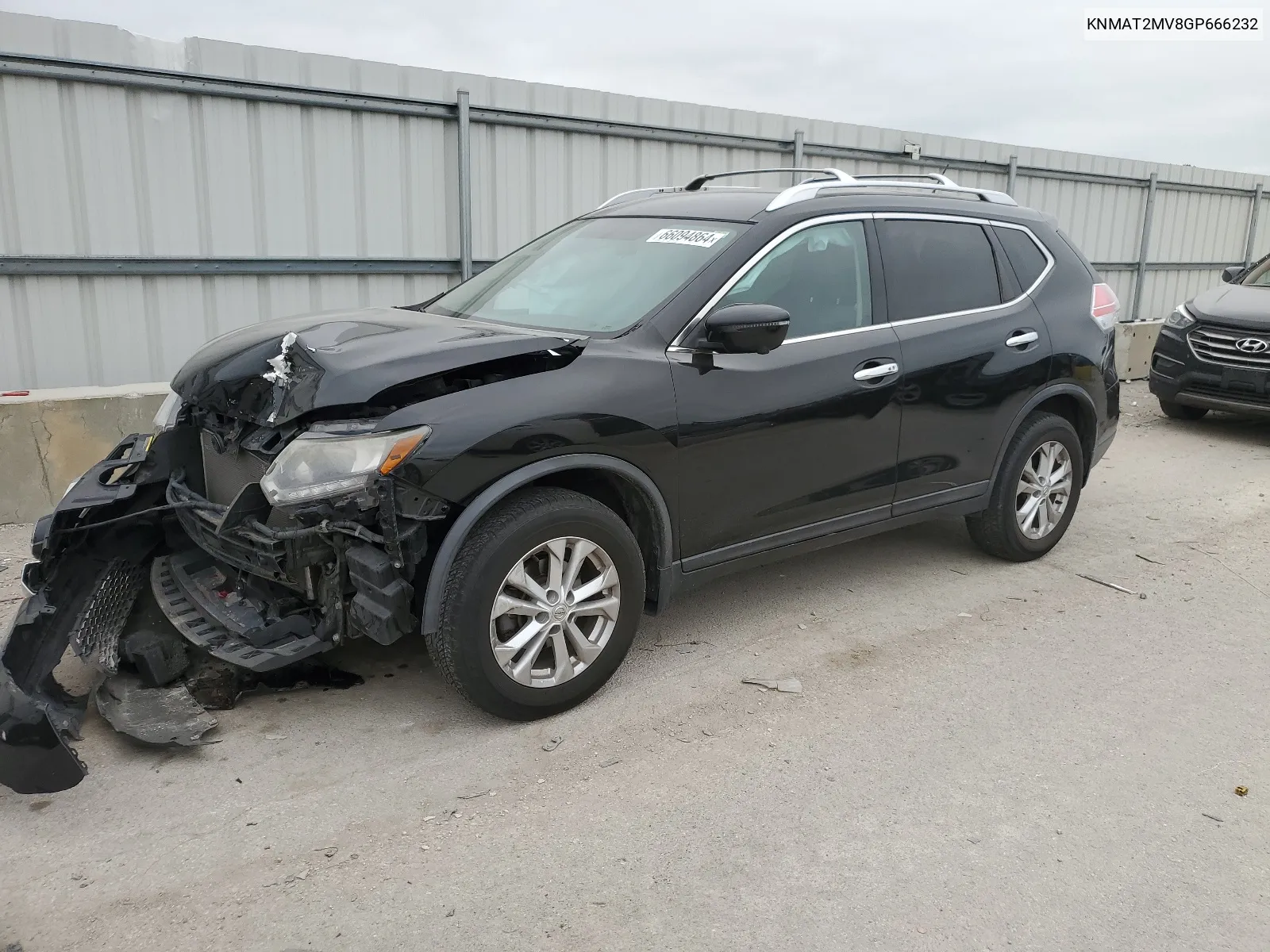 KNMAT2MV8GP666232 2016 Nissan Rogue S