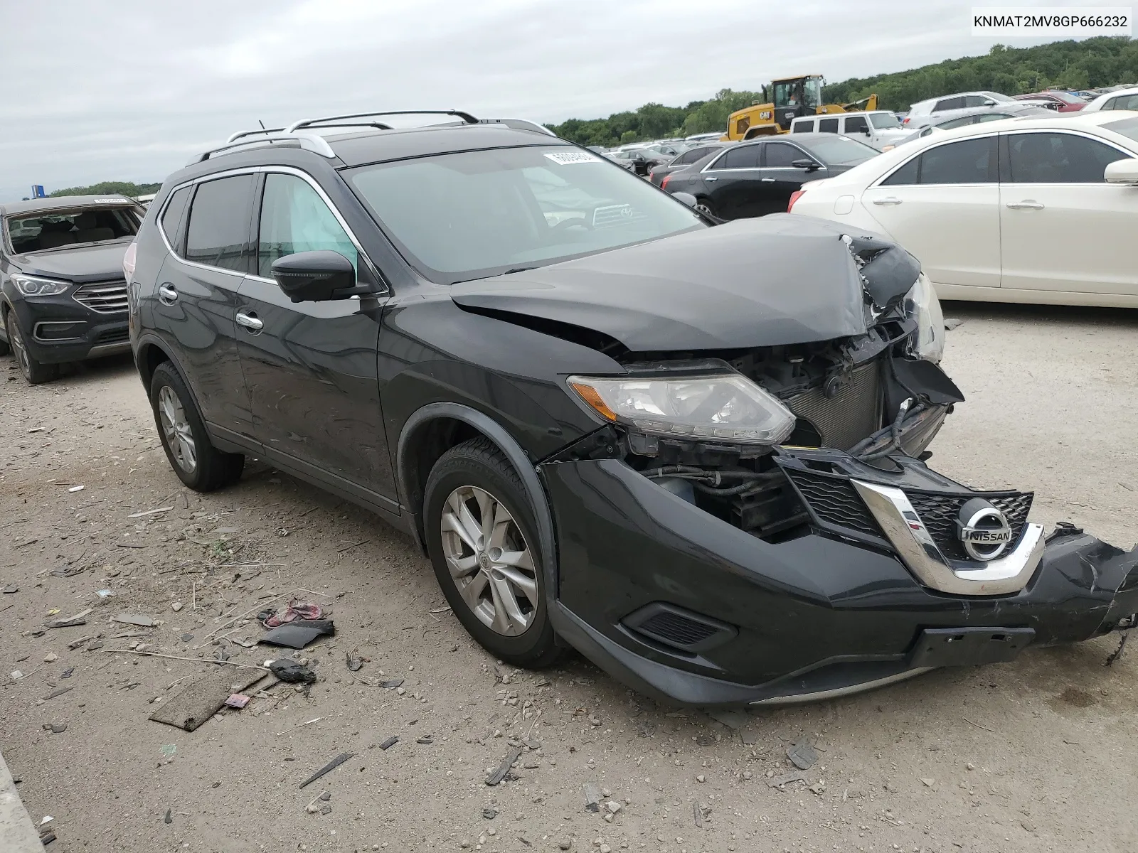 2016 Nissan Rogue S VIN: KNMAT2MV8GP666232 Lot: 66094864