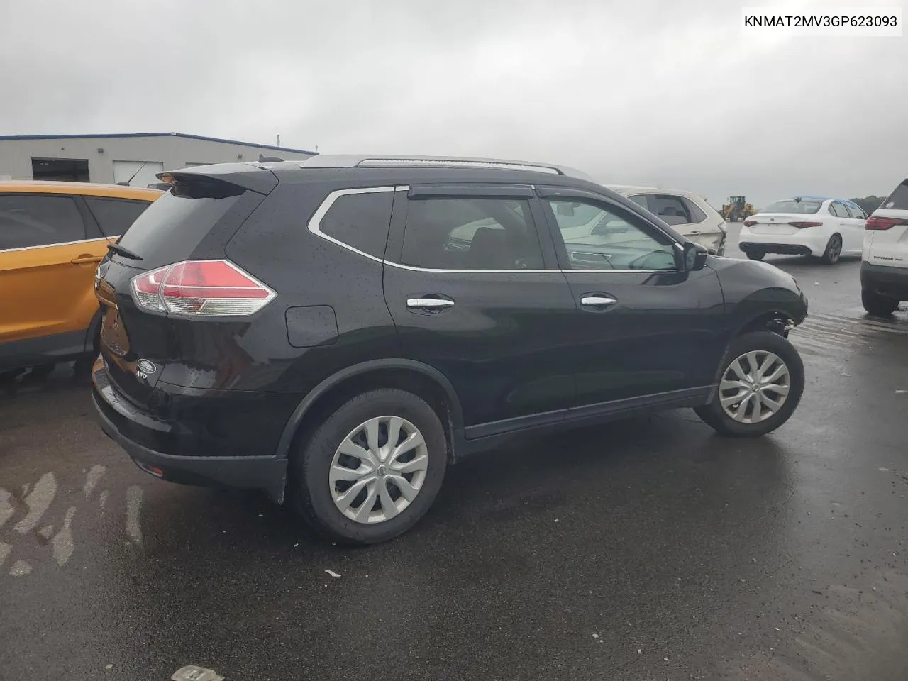 2016 Nissan Rogue S VIN: KNMAT2MV3GP623093 Lot: 66270384