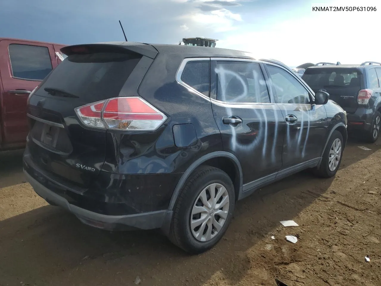 KNMAT2MV5GP631096 2016 Nissan Rogue S