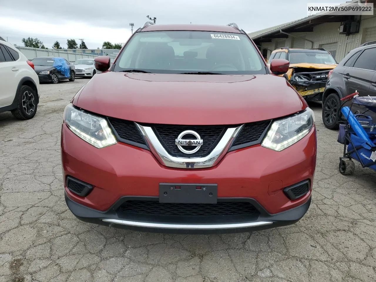 KNMAT2MV5GP699222 2016 Nissan Rogue S