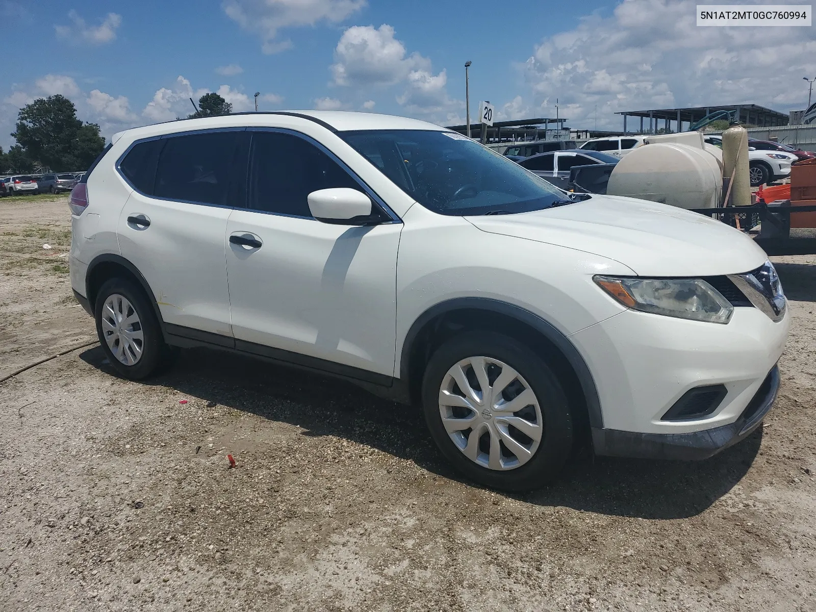 2016 Nissan Rogue S VIN: 5N1AT2MT0GC760994 Lot: 66699374