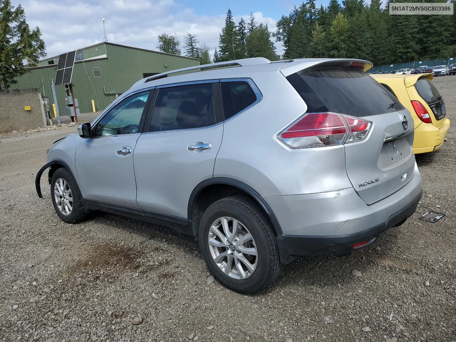 2016 Nissan Rogue S VIN: 5N1AT2MV5GC803386 Lot: 66822674