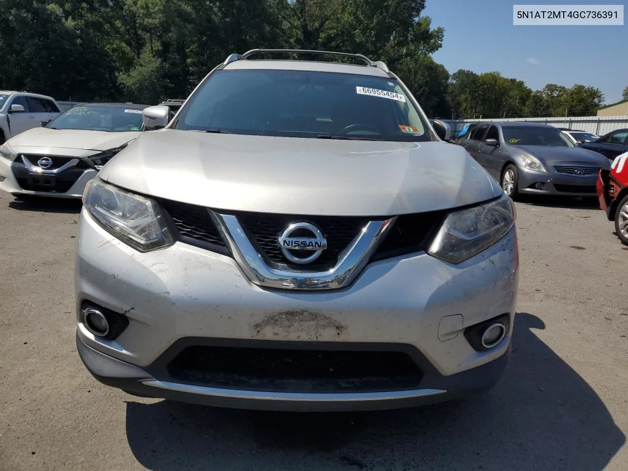 5N1AT2MT4GC736391 2016 Nissan Rogue S