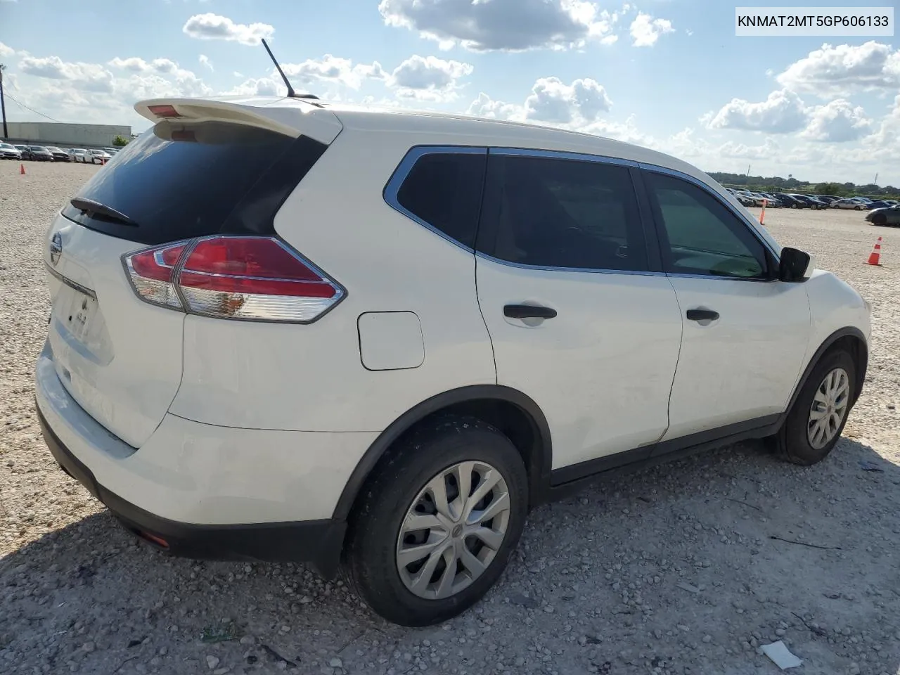 2016 Nissan Rogue S VIN: KNMAT2MT5GP606133 Lot: 66982354