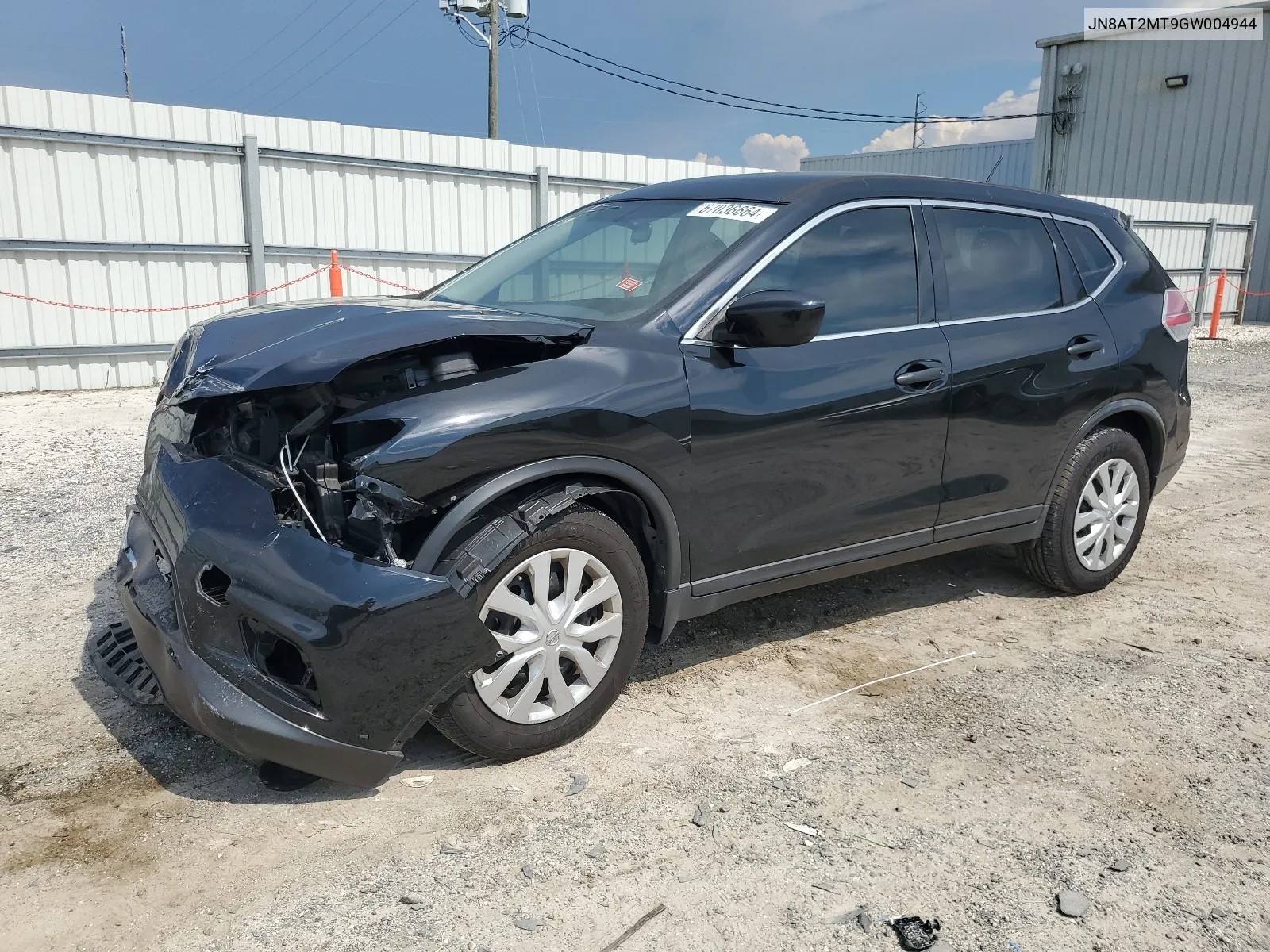 2016 Nissan Rogue S VIN: JN8AT2MT9GW004944 Lot: 67036664