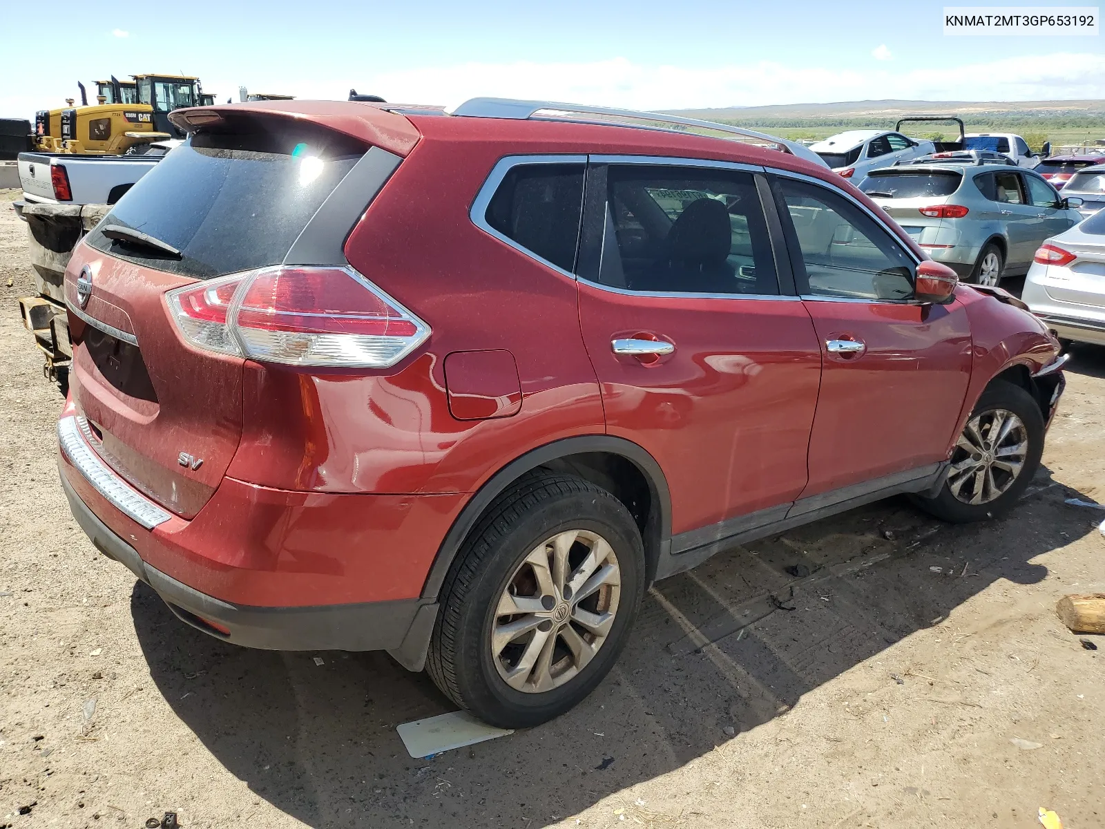 KNMAT2MT3GP653192 2016 Nissan Rogue S