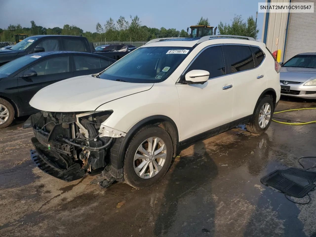 2016 Nissan Rogue S VIN: 5N1AT2MV1GC910547 Lot: 67279674