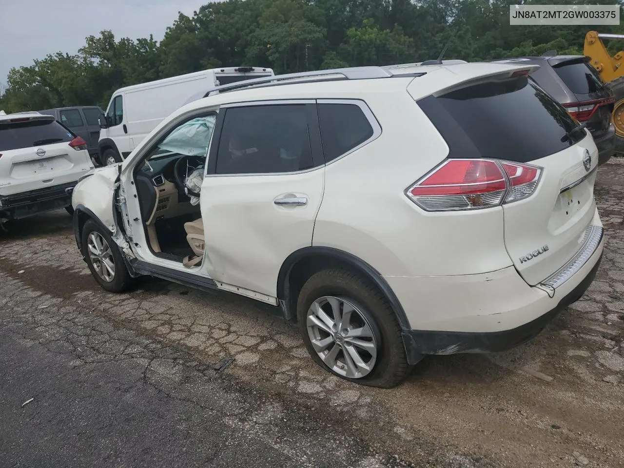 2016 Nissan Rogue S VIN: JN8AT2MT2GW003375 Lot: 67294904