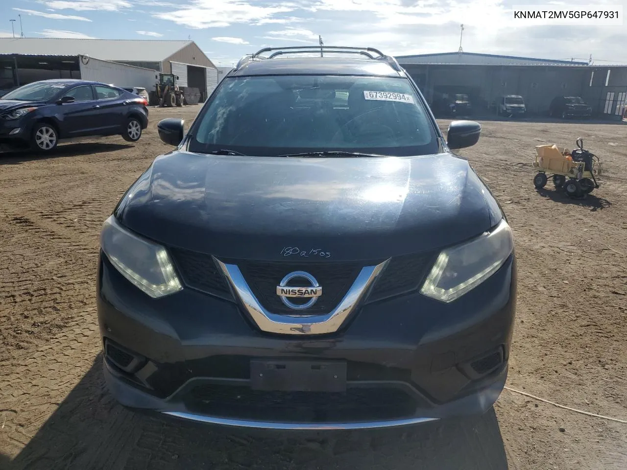 KNMAT2MV5GP647931 2016 Nissan Rogue S