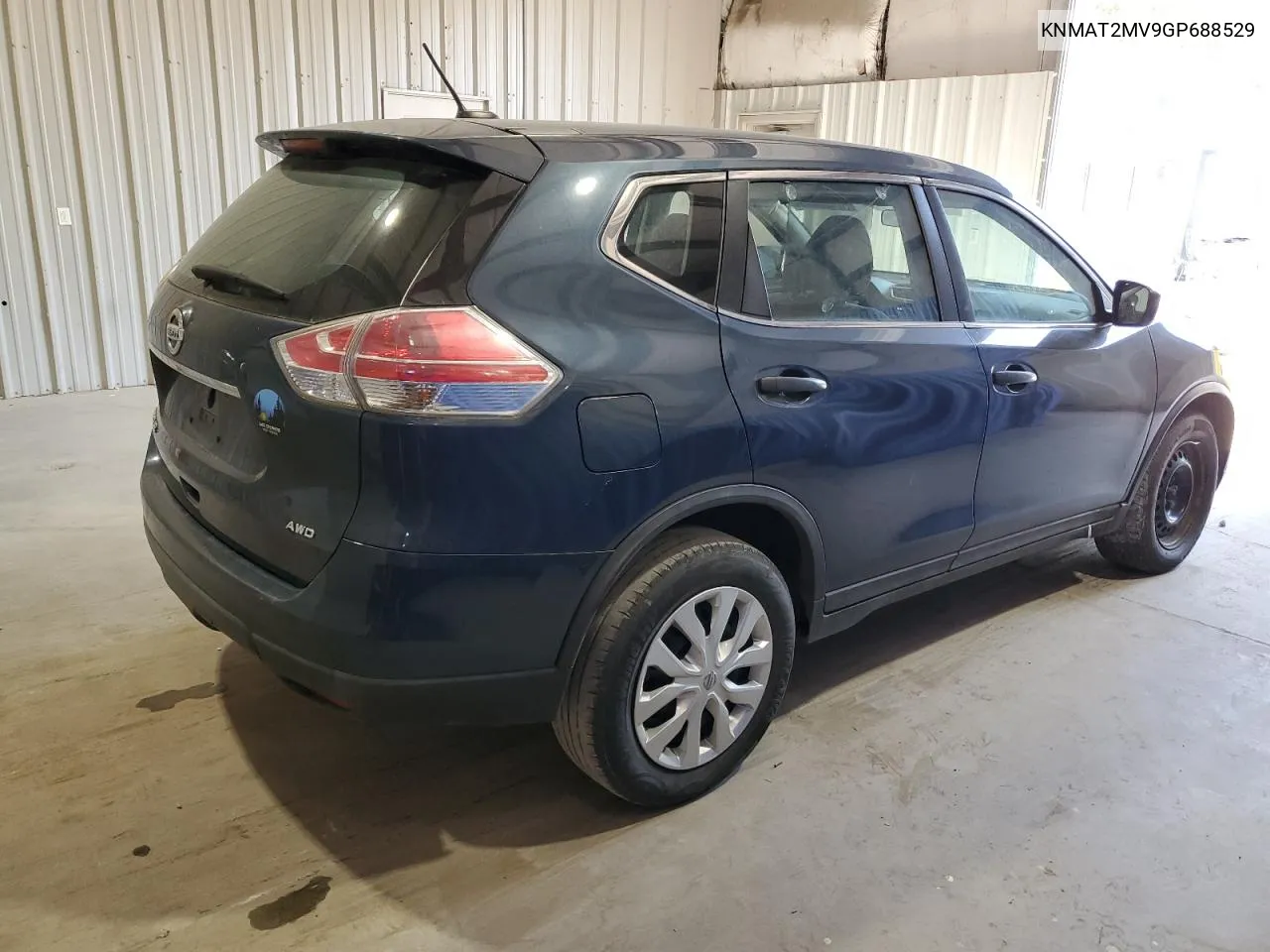 2016 Nissan Rogue S VIN: KNMAT2MV9GP688529 Lot: 67422414