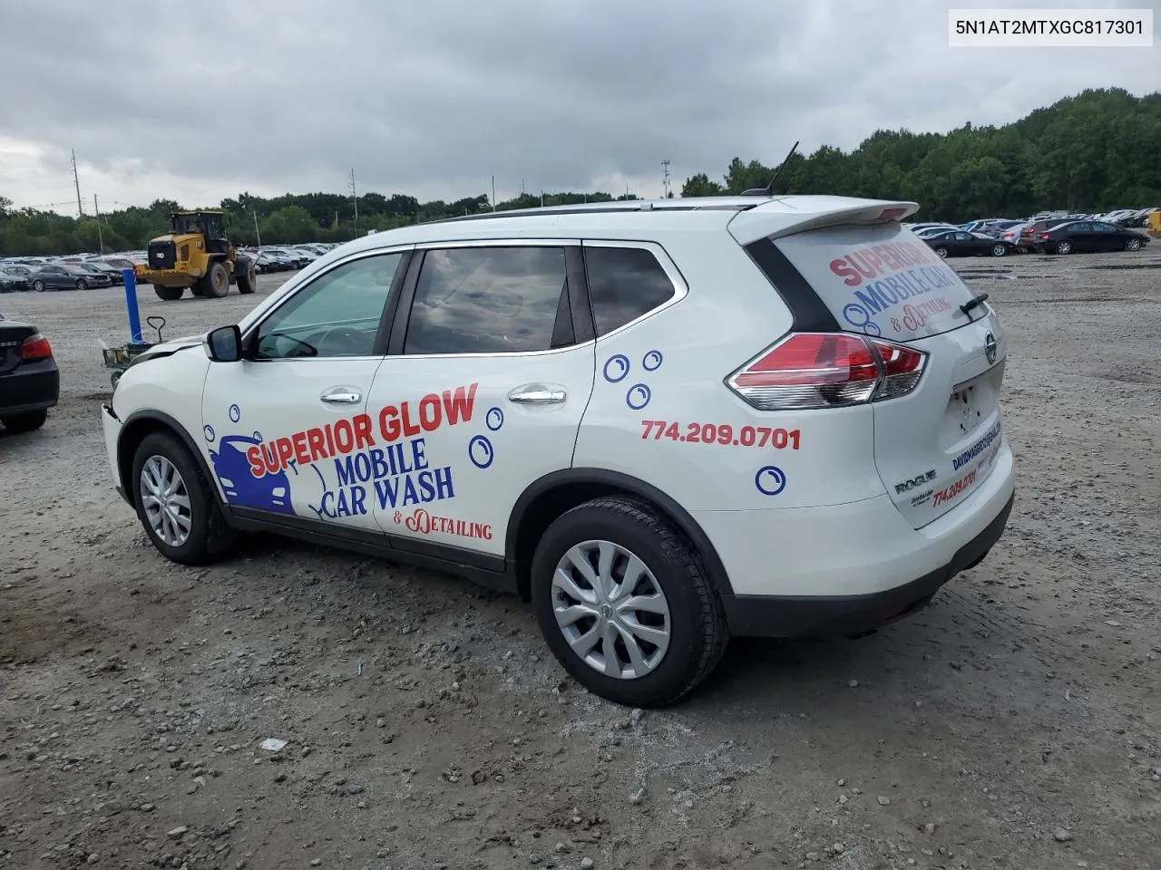 5N1AT2MTXGC817301 2016 Nissan Rogue S