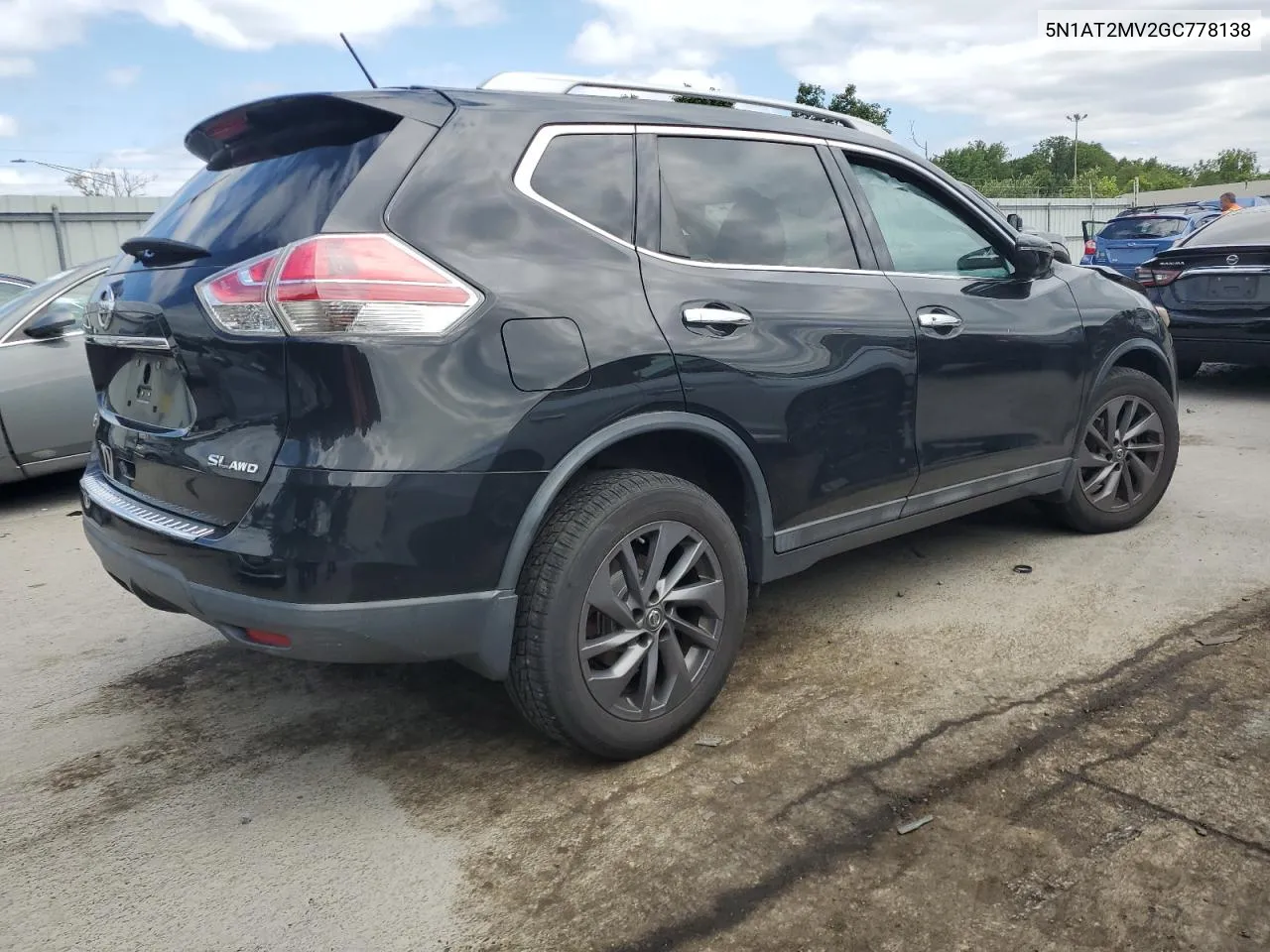 2016 Nissan Rogue S VIN: 5N1AT2MV2GC778138 Lot: 67780194