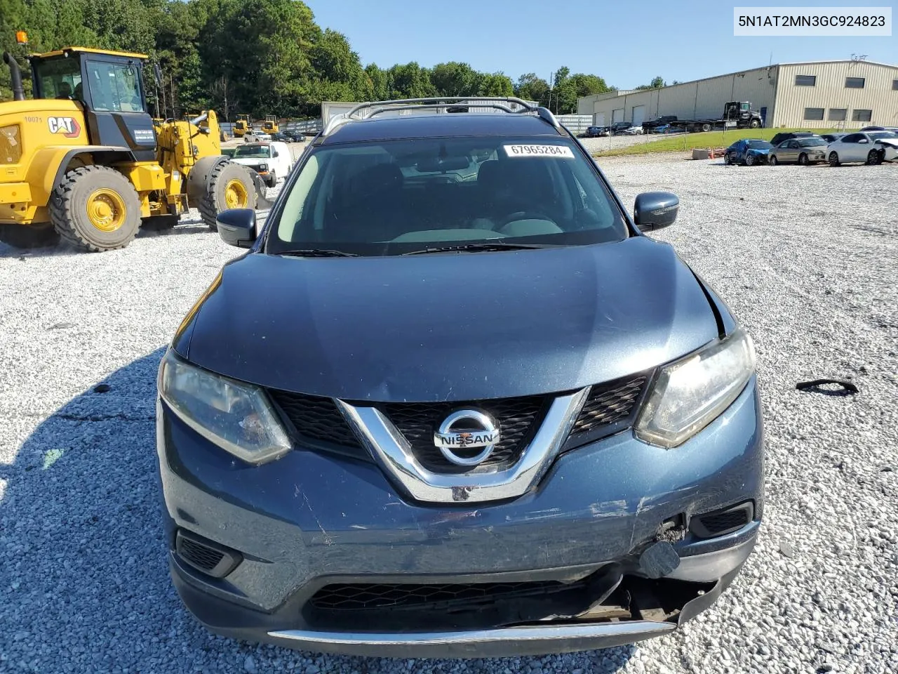 2016 Nissan Rogue S VIN: 5N1AT2MN3GC924823 Lot: 67965284