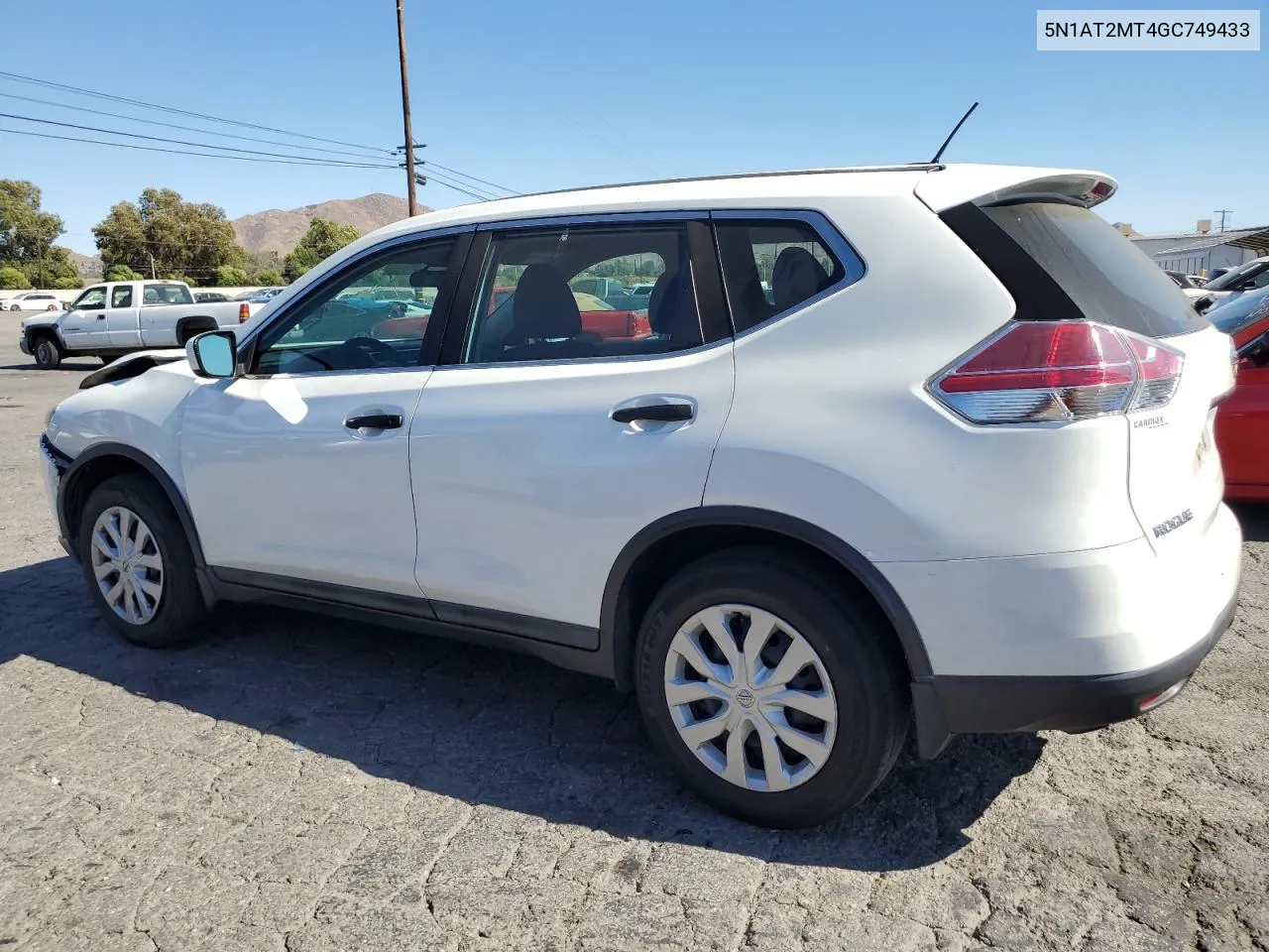 2016 Nissan Rogue S VIN: 5N1AT2MT4GC749433 Lot: 67977454