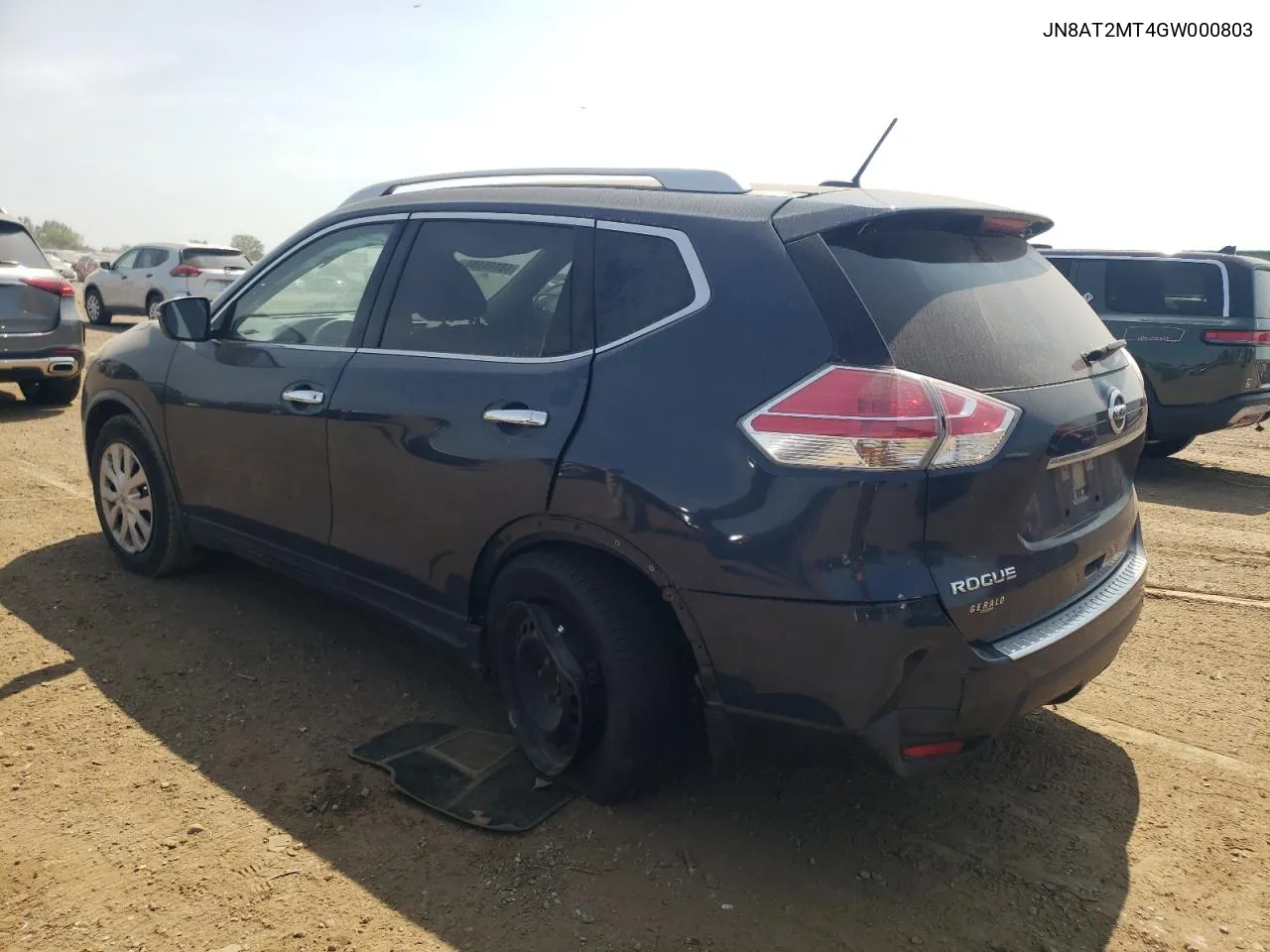 2016 Nissan Rogue S VIN: JN8AT2MT4GW000803 Lot: 68145104