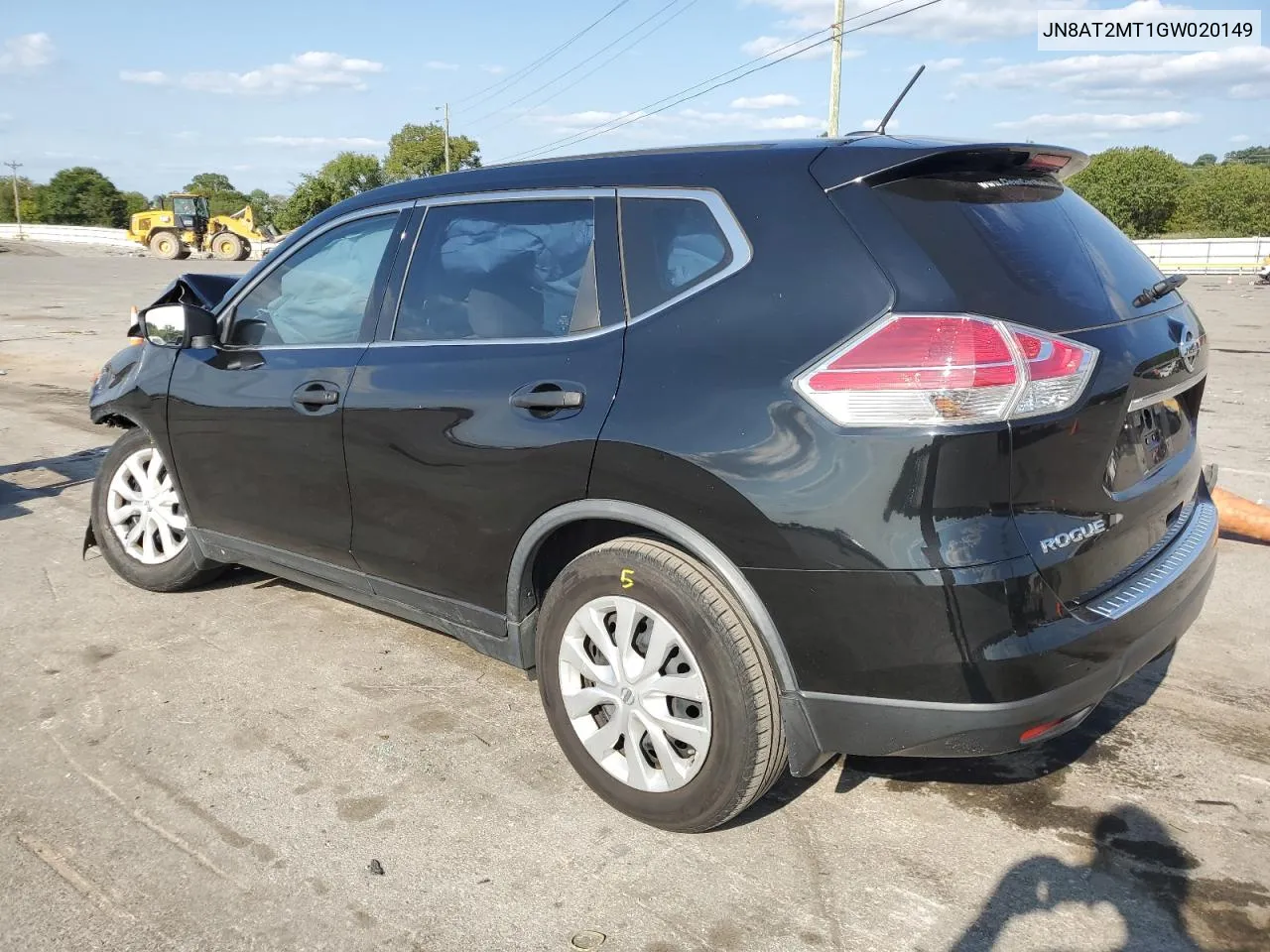 2016 Nissan Rogue S VIN: JN8AT2MT1GW020149 Lot: 68200214