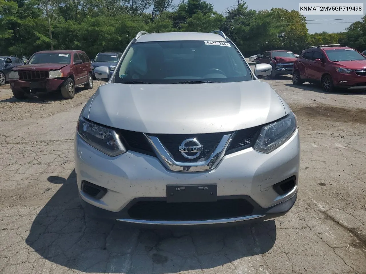 KNMAT2MV5GP719498 2016 Nissan Rogue S