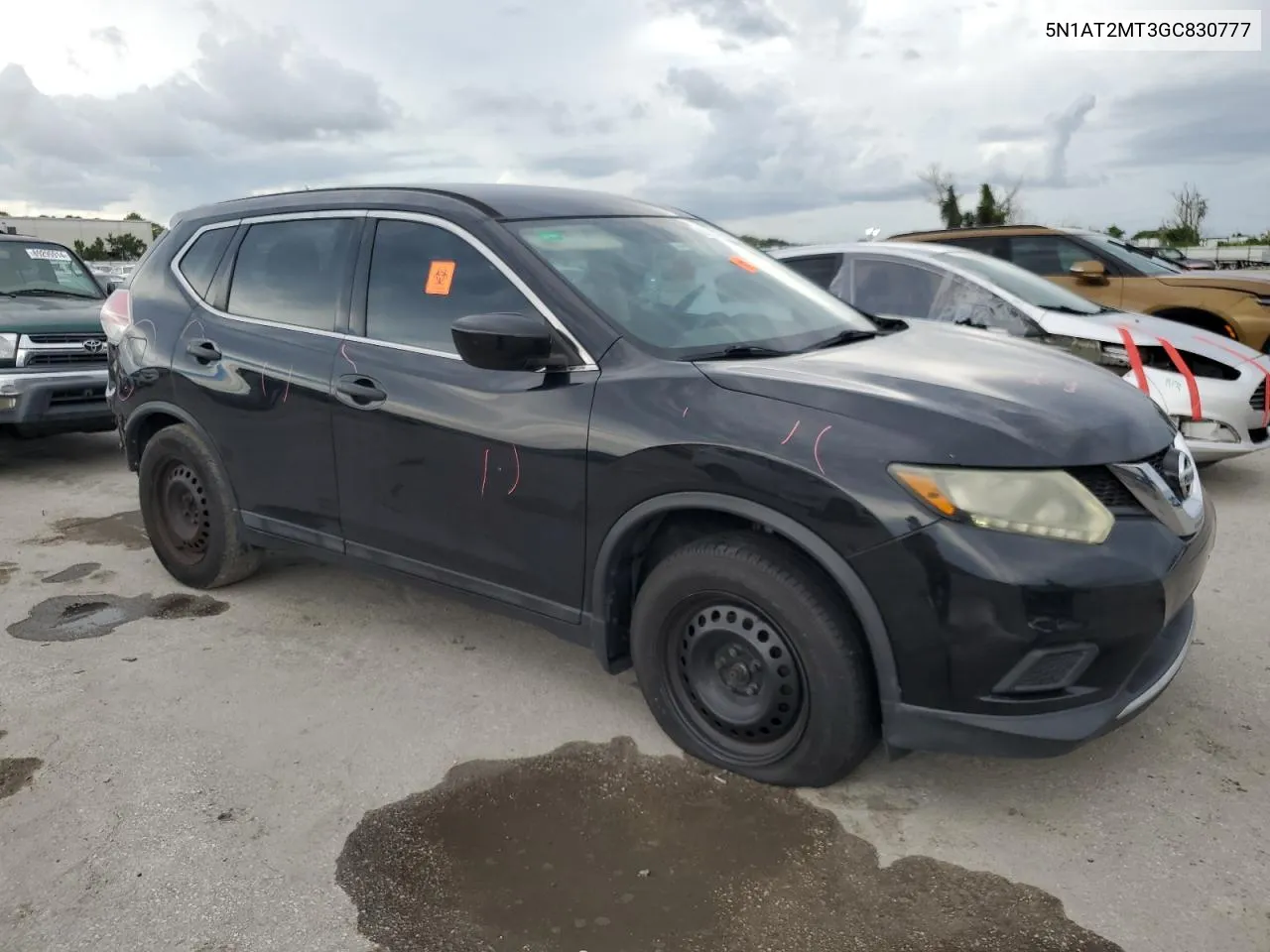 2016 Nissan Rogue S VIN: 5N1AT2MT3GC830777 Lot: 68261854