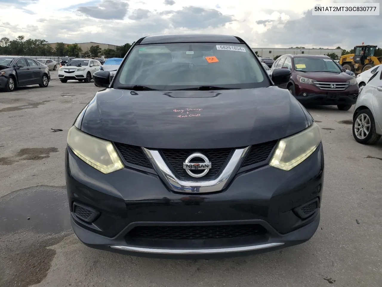 2016 Nissan Rogue S VIN: 5N1AT2MT3GC830777 Lot: 68261854