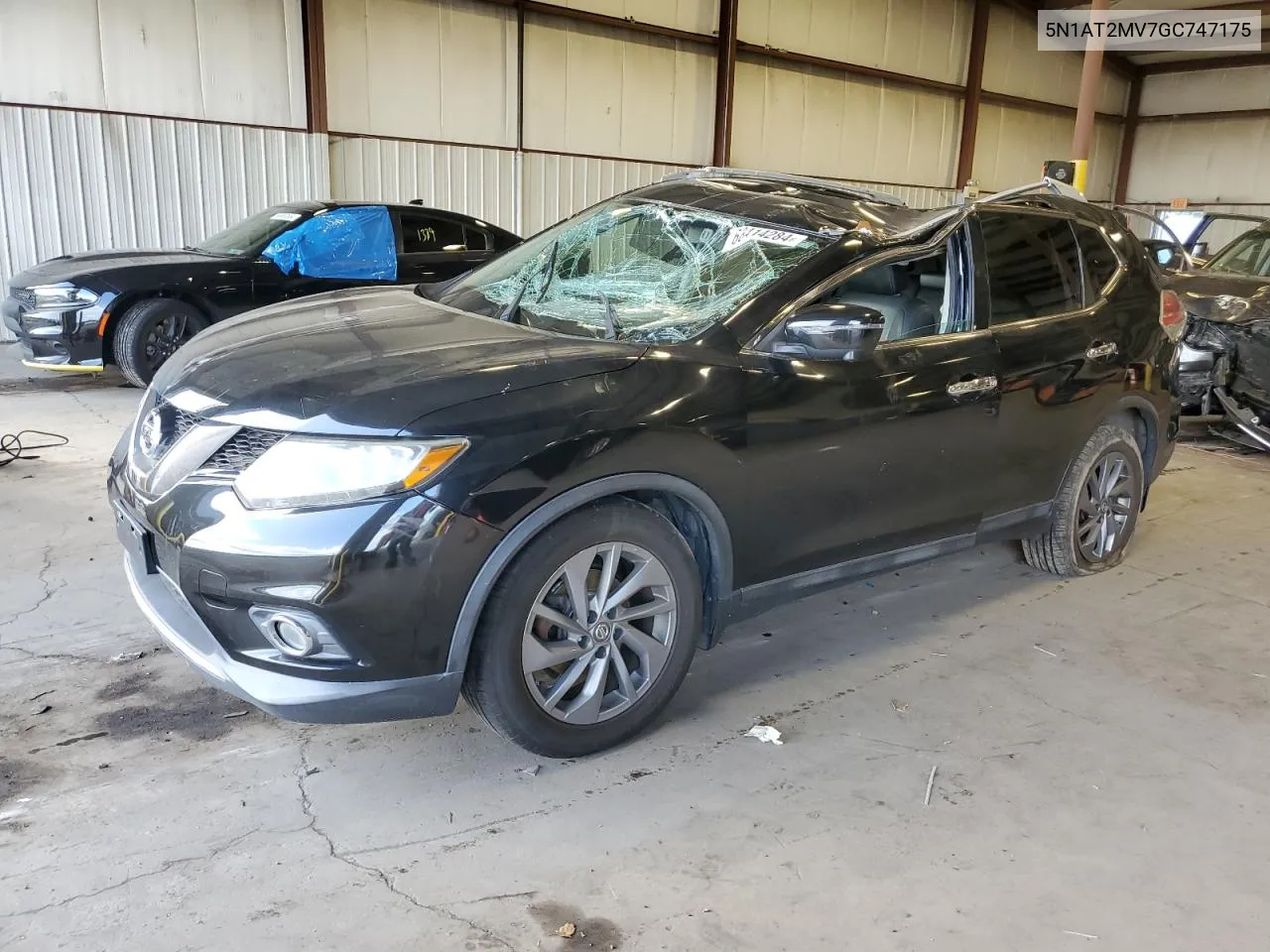 2016 Nissan Rogue S VIN: 5N1AT2MV7GC747175 Lot: 68414284