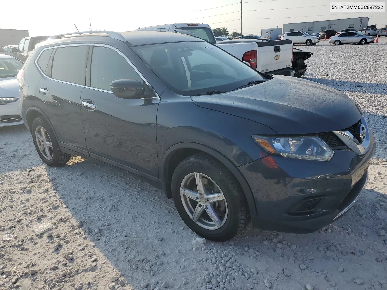 2016 Nissan Rogue S VIN: 5N1AT2MM6GC897222 Lot: 68475864