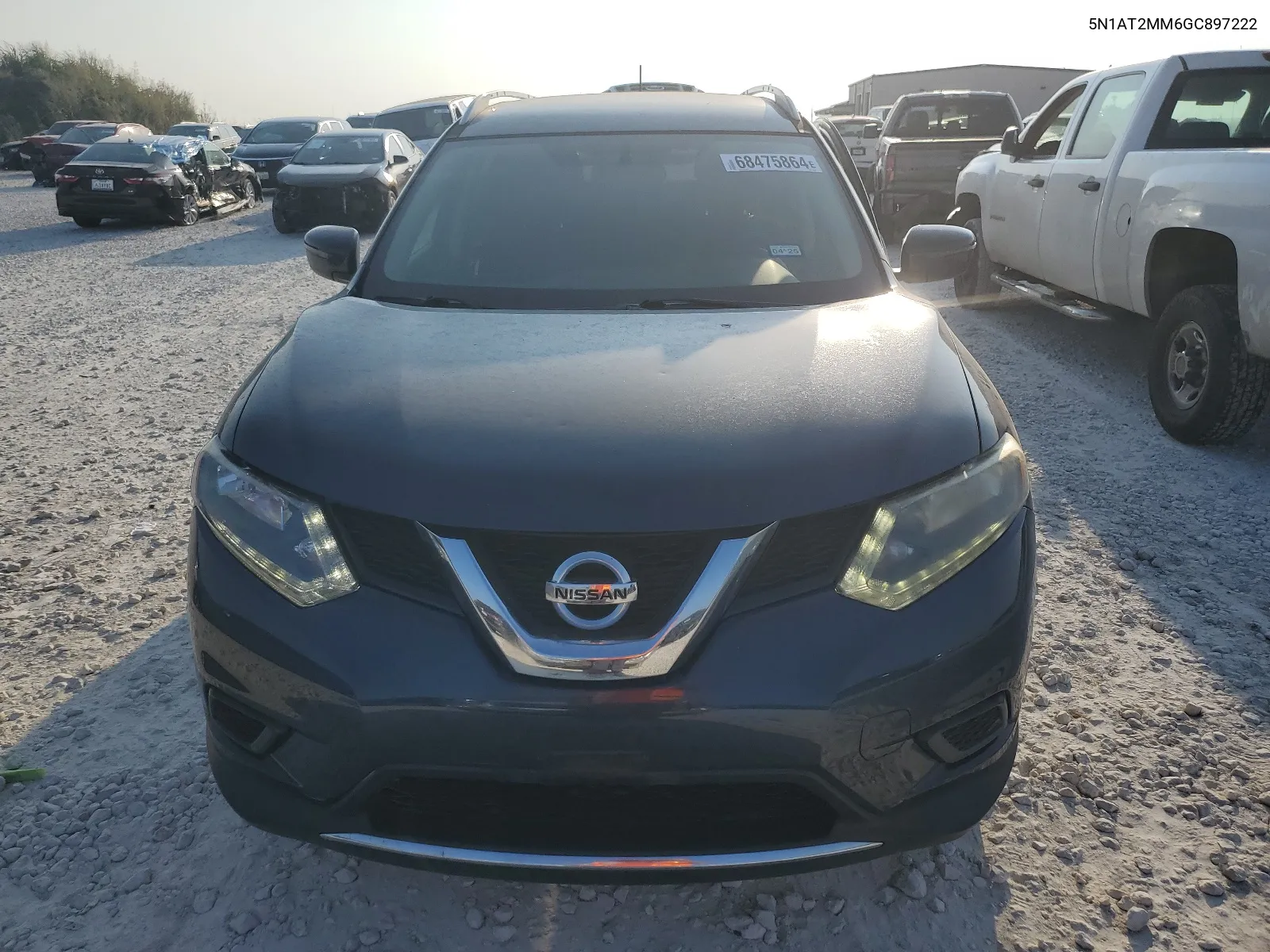 2016 Nissan Rogue S VIN: 5N1AT2MM6GC897222 Lot: 68475864